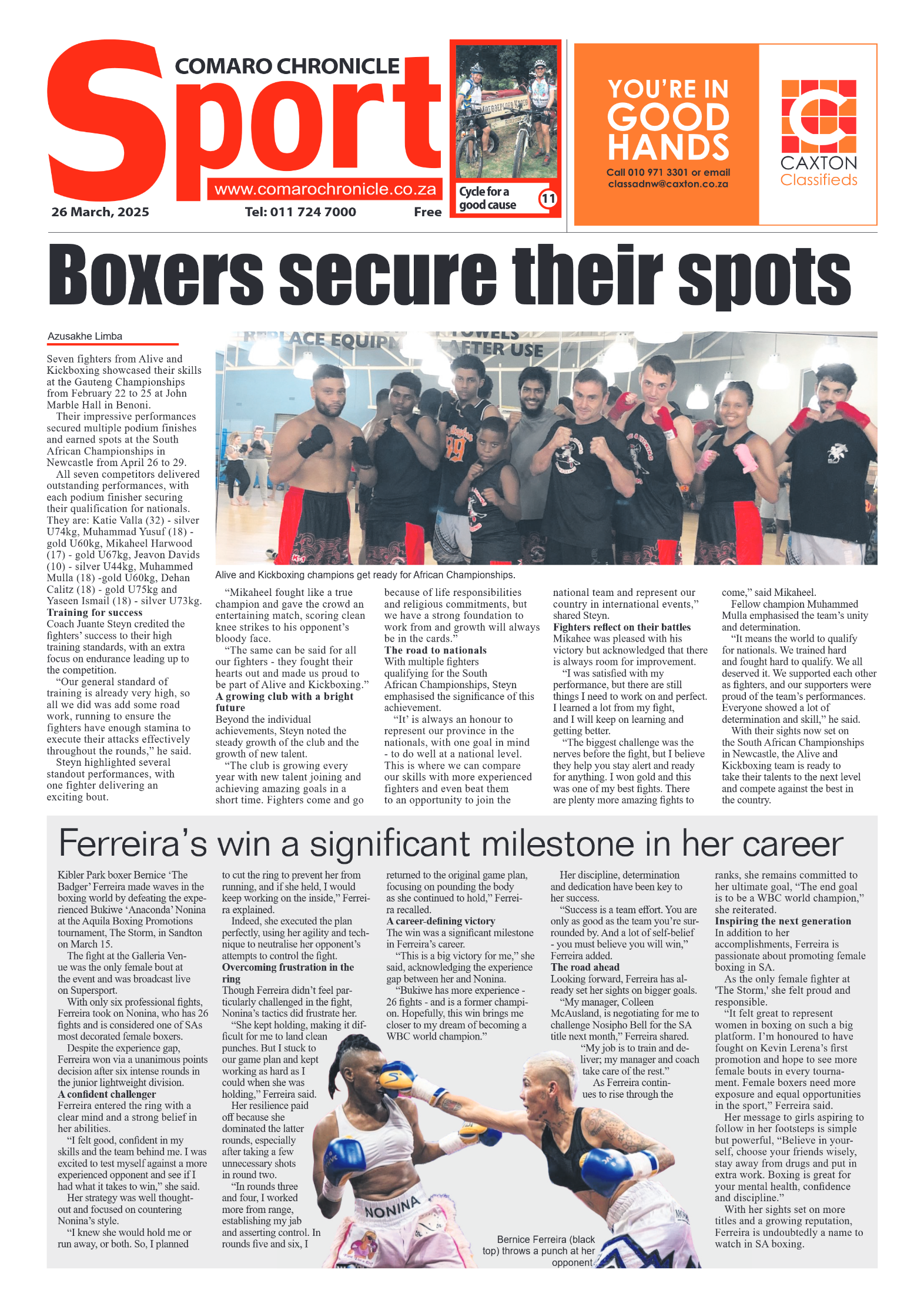 Comaro Chronicle 26 March 2025 page 12