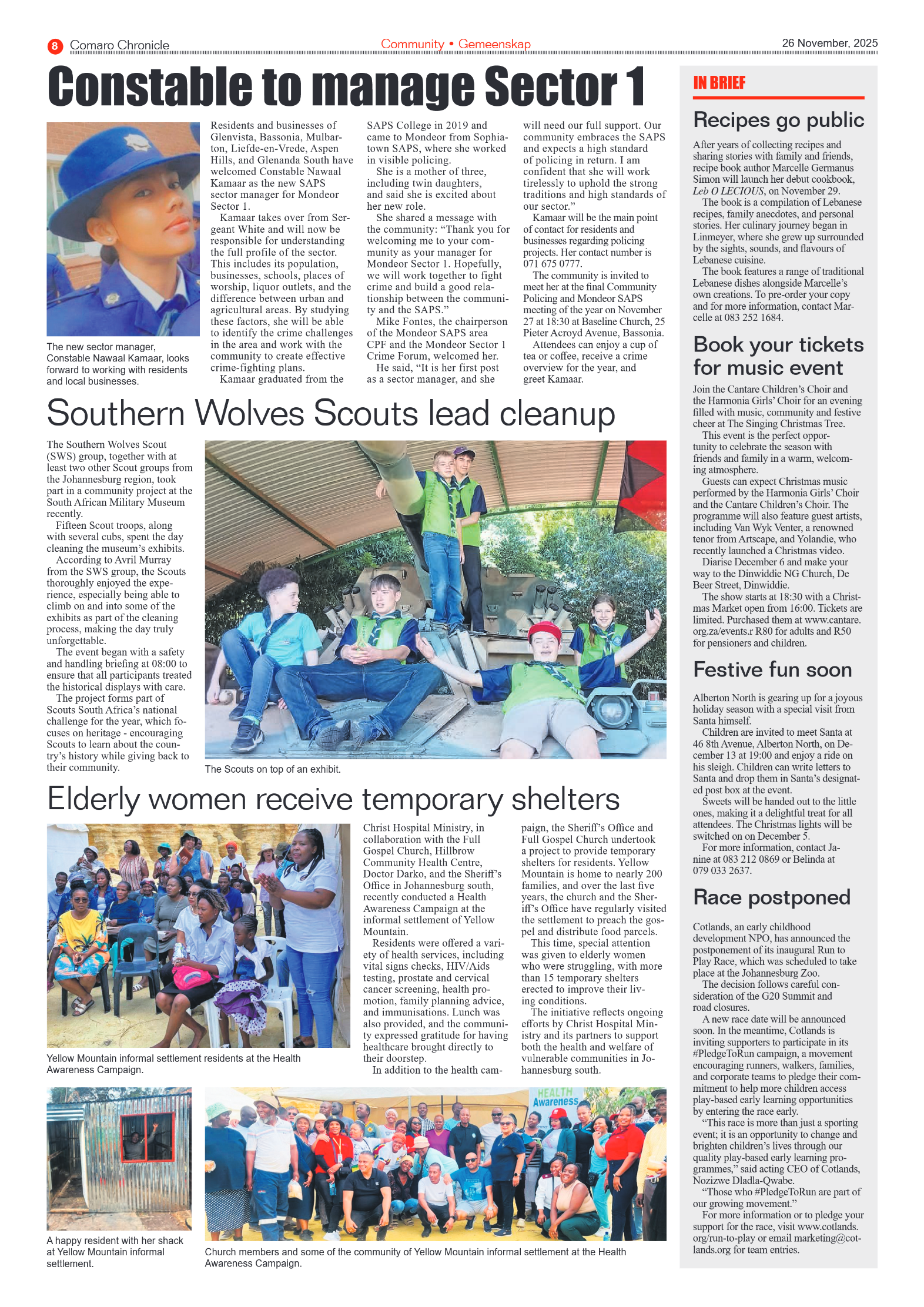 Comaro Chronicle 26 November 2025 page 10