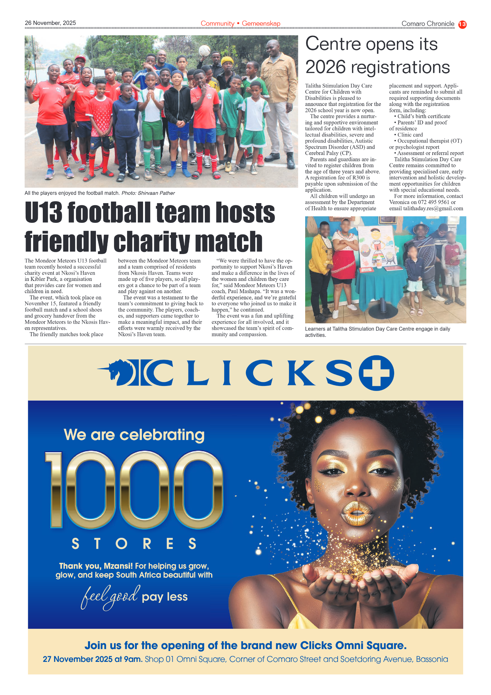 Comaro Chronicle 26 November 2025 page 15