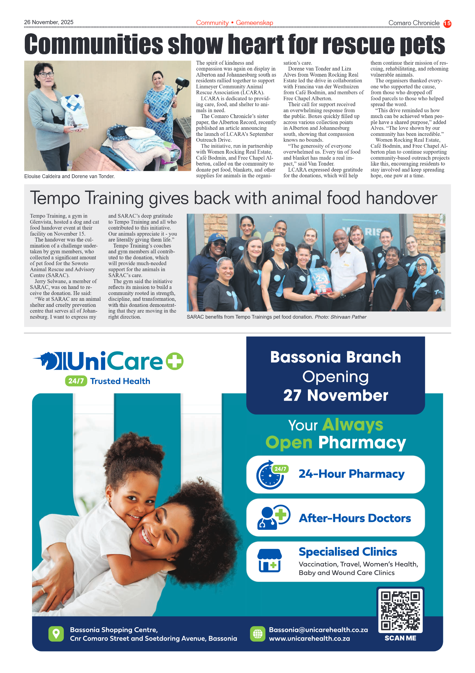 Comaro Chronicle 26 November 2025 page 17