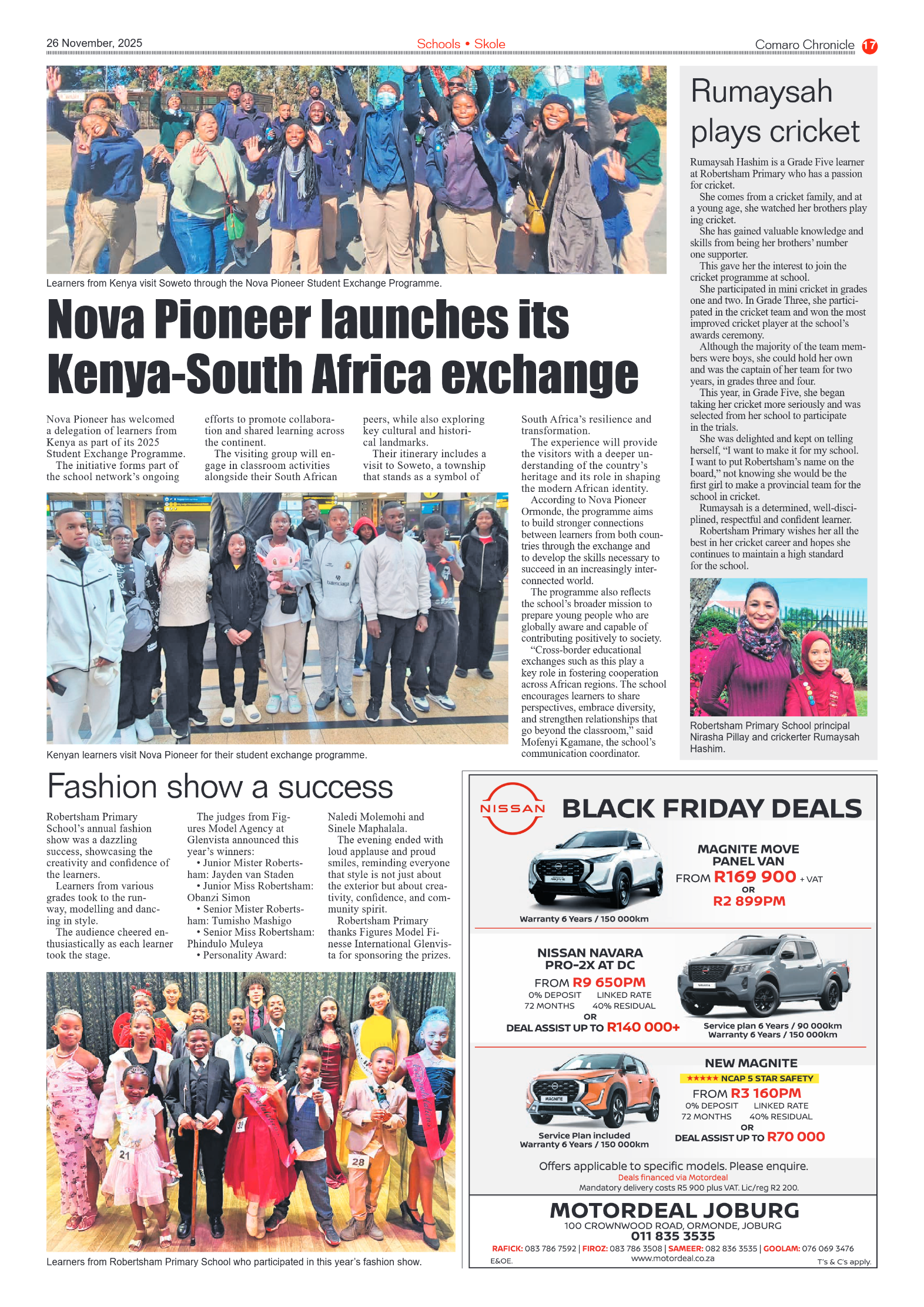Comaro Chronicle 26 November 2025 page 19