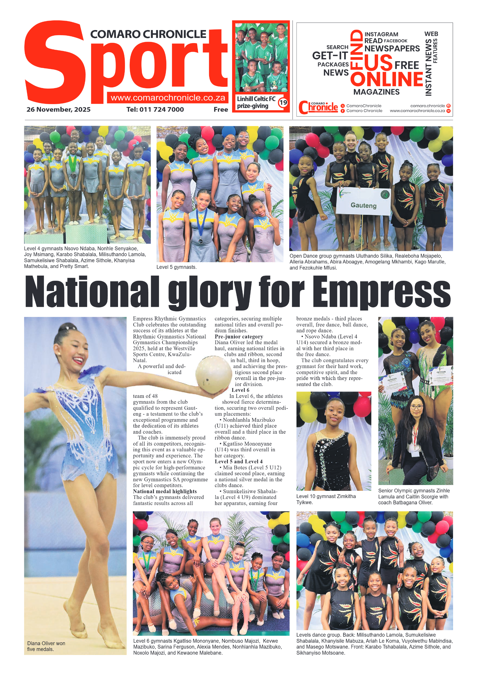 Comaro Chronicle 26 November 2025 page 22