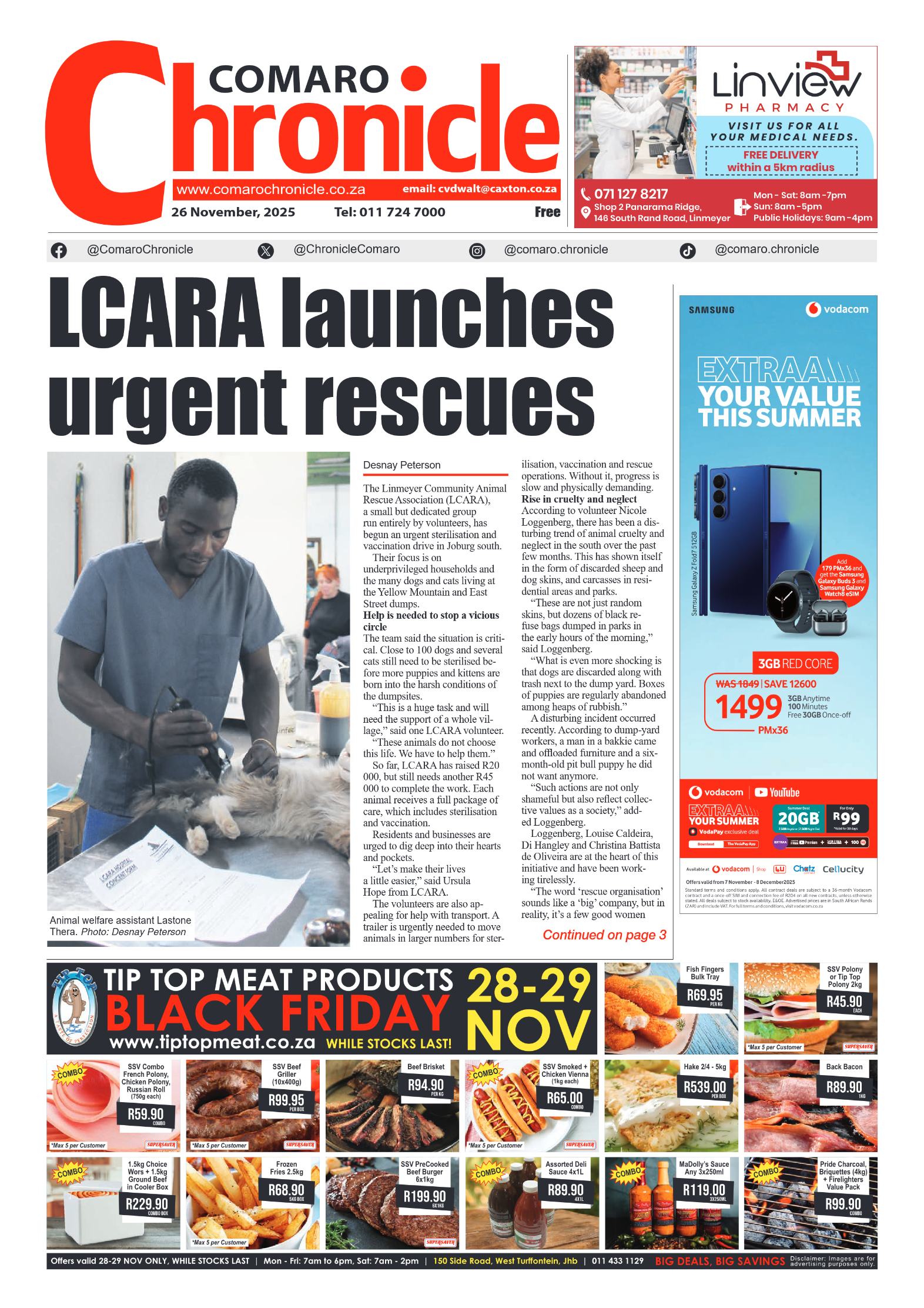 Comaro Chronicle 26 November 2025 page 3