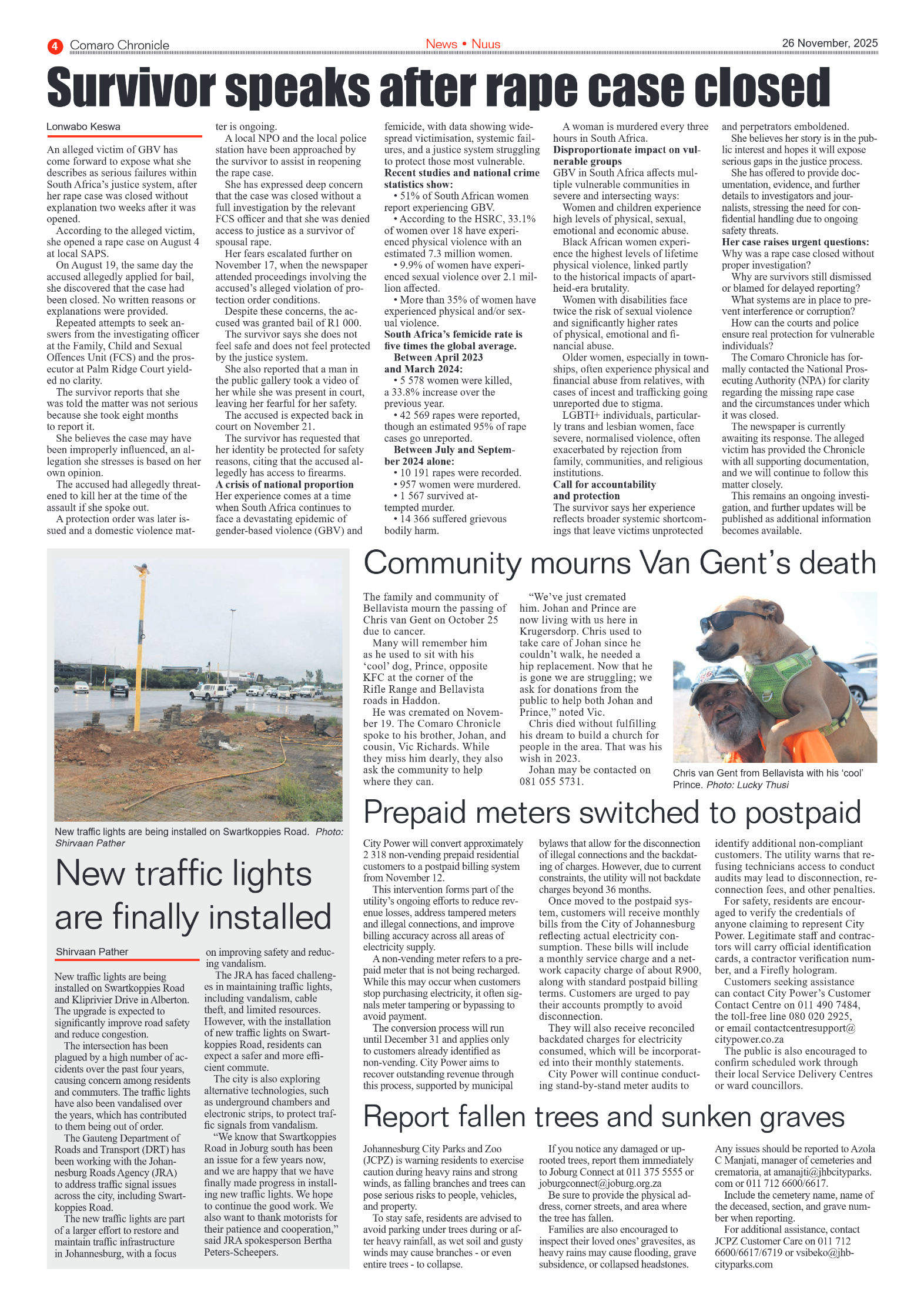Comaro Chronicle 26 November 2025 page 6