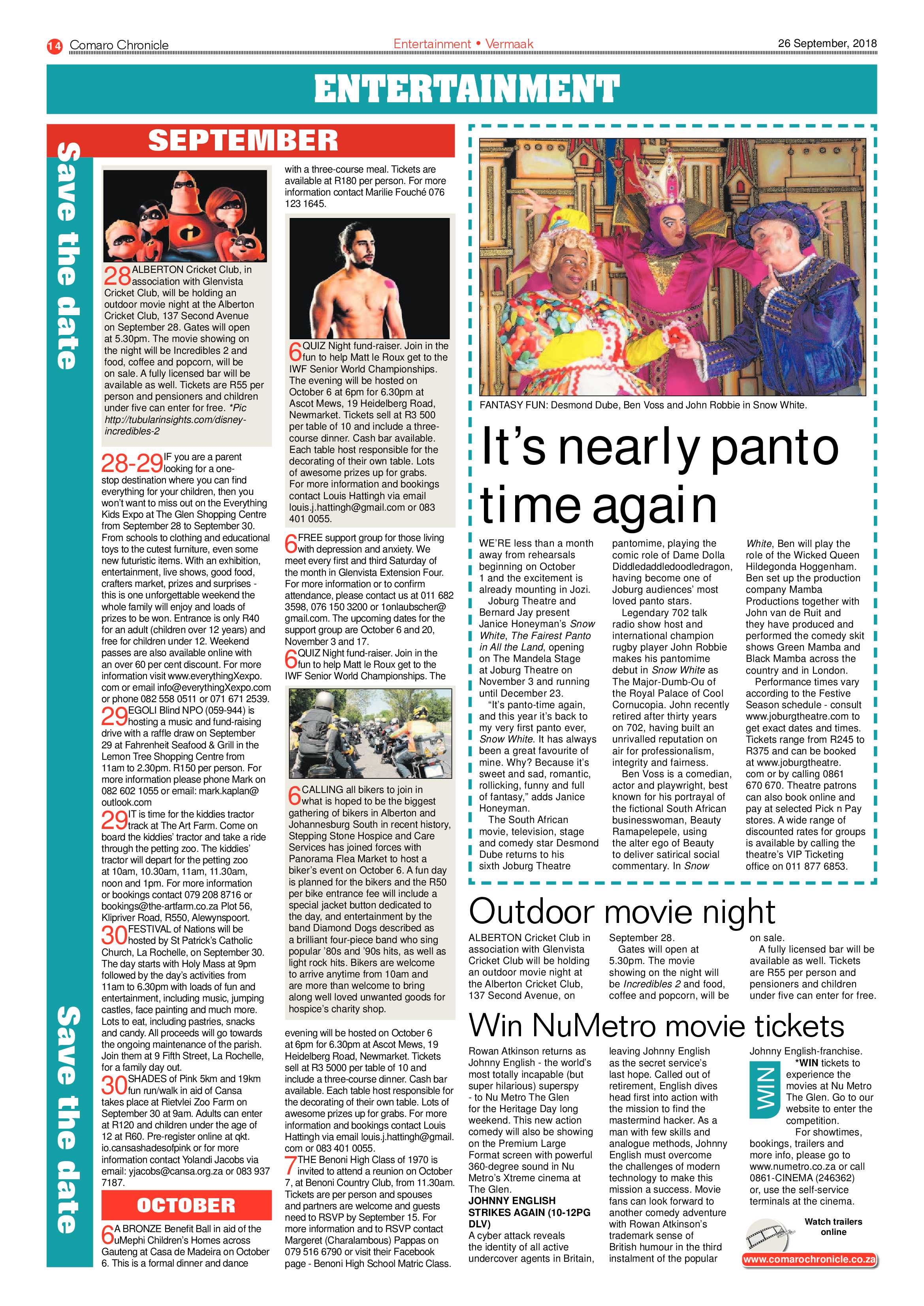 Comaro Chronicle 26 September 2018 page 14