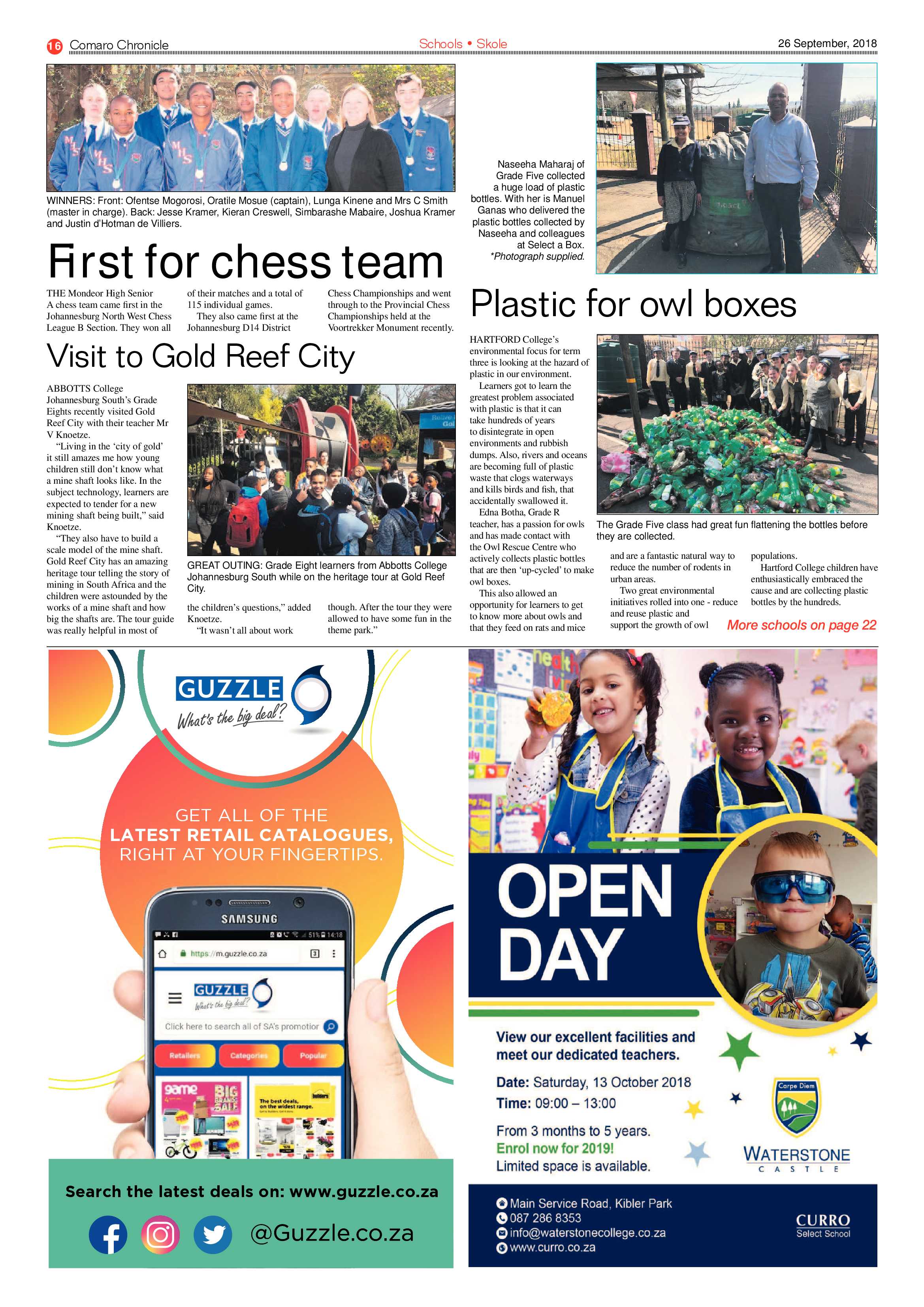 Comaro Chronicle 26 September 2018 page 16