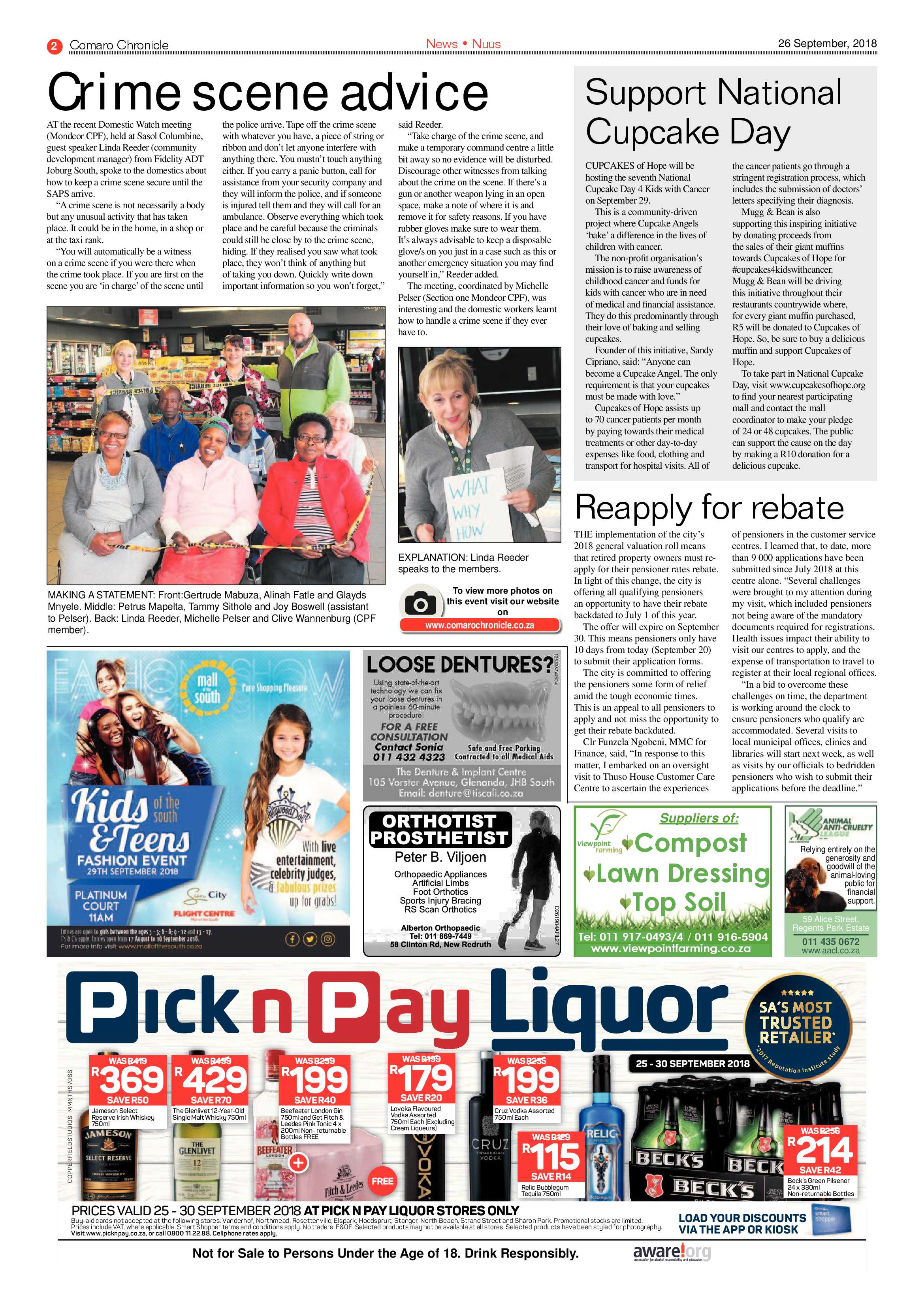 Comaro Chronicle 26 September 2018 page 2