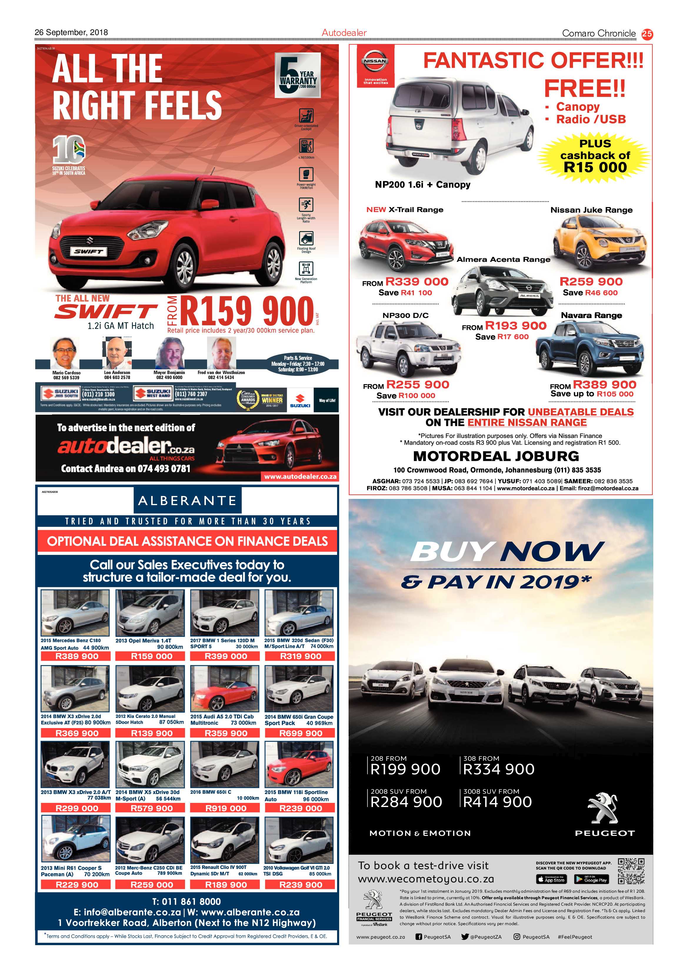Comaro Chronicle 26 September 2018 page 25