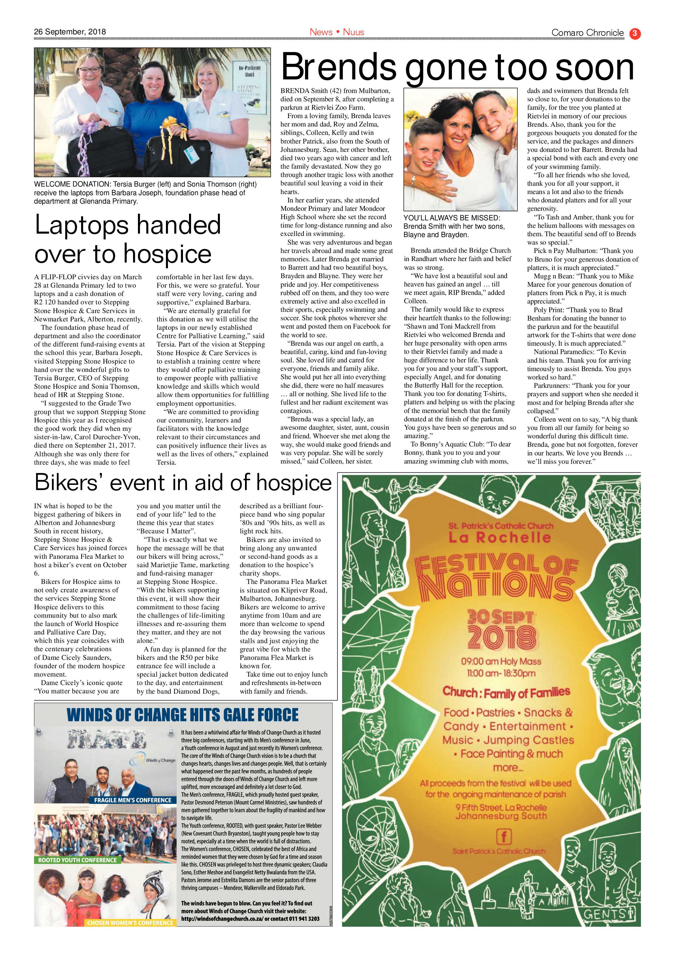 Comaro Chronicle 26 September 2018 page 3