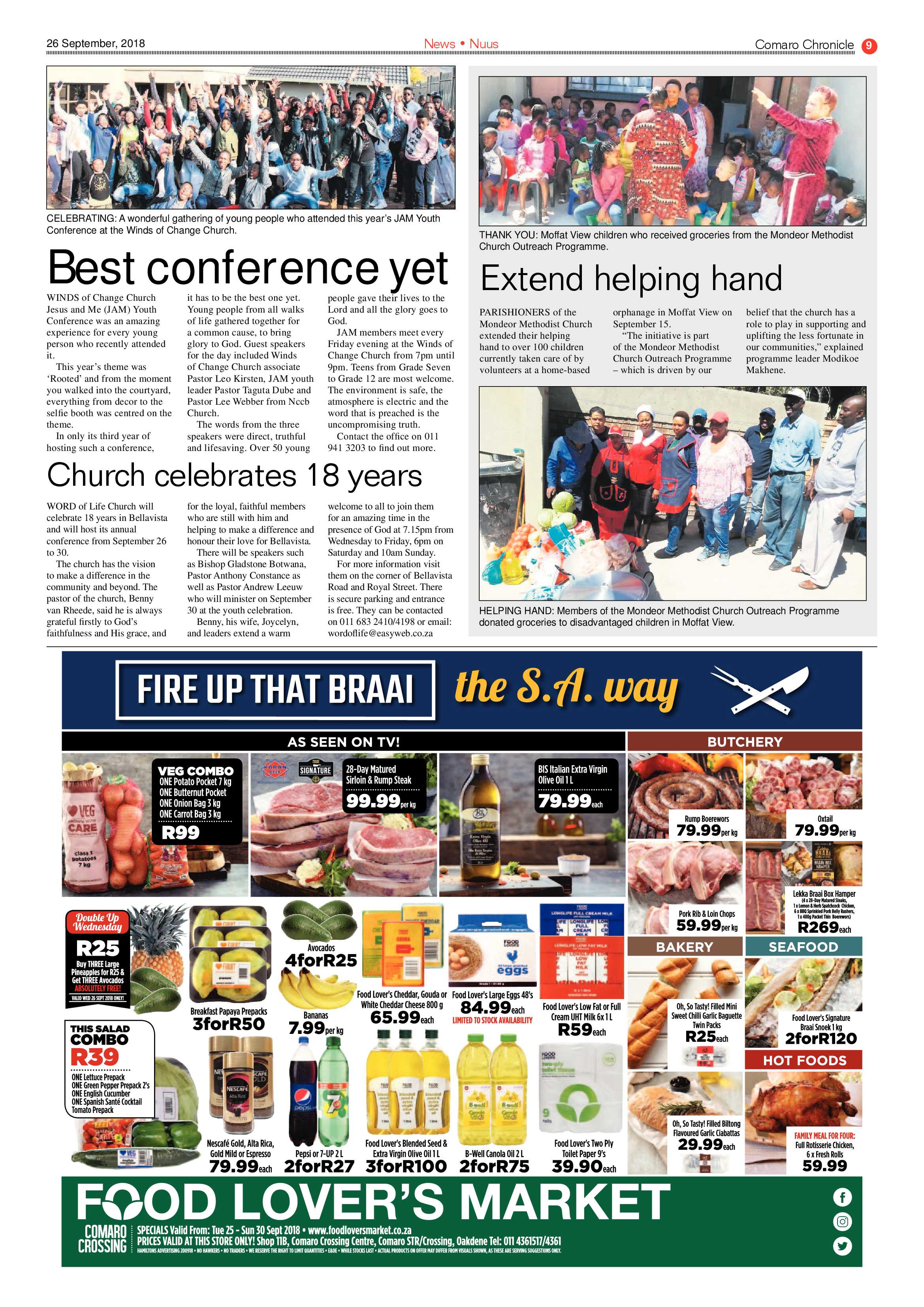 Comaro Chronicle 26 September 2018 page 9
