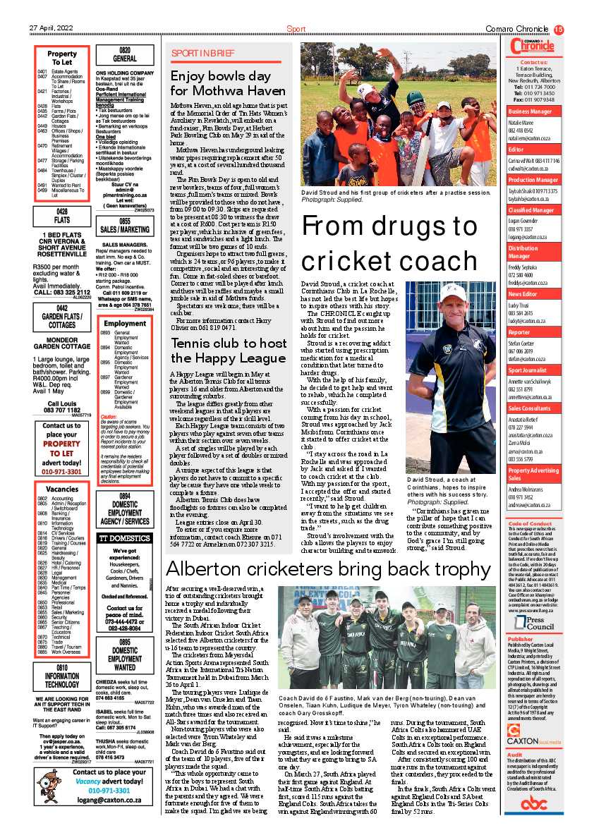 Comaro Chronicle 27 April 2022 page 17