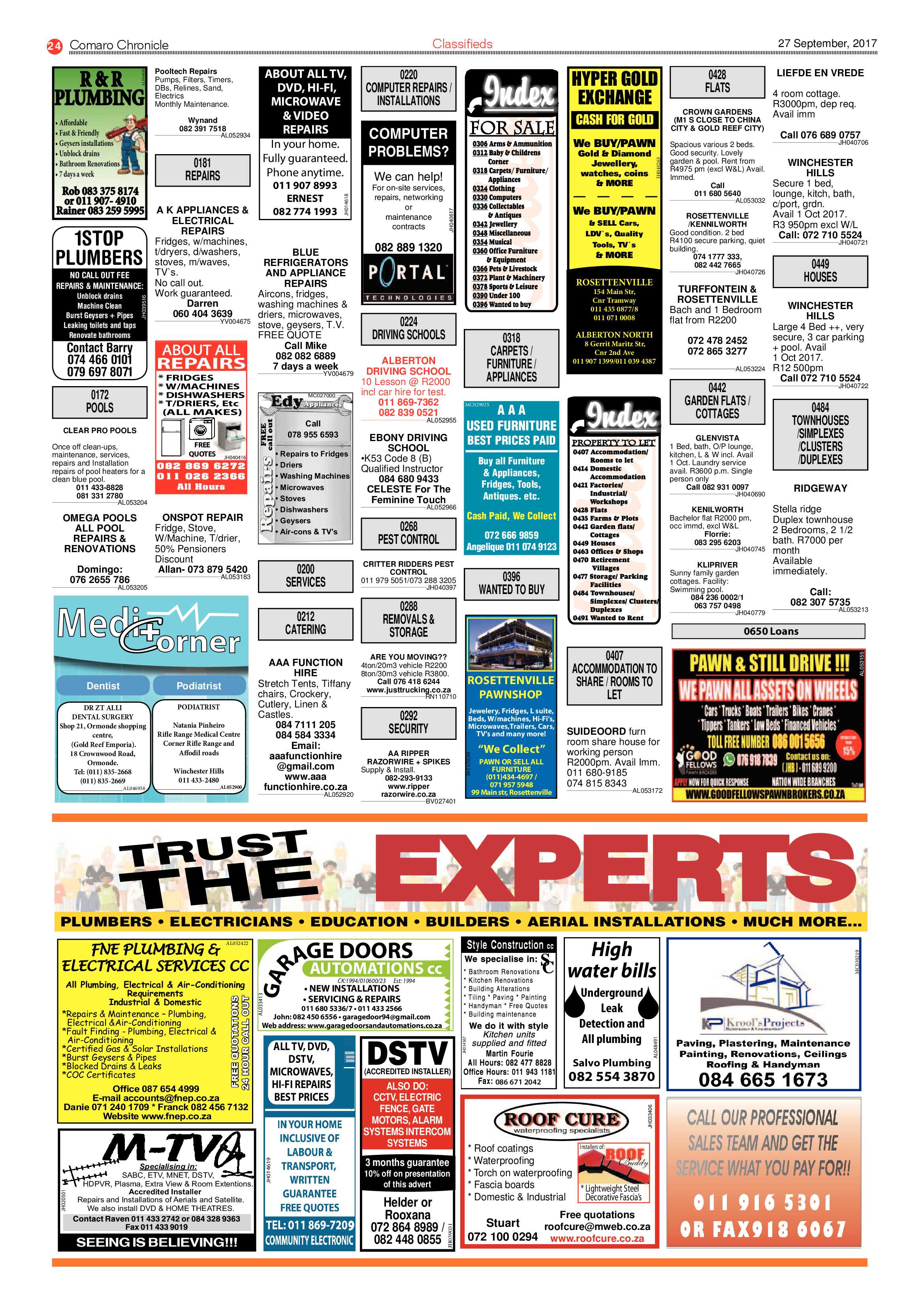 Comaro Chronicle 27 September 2017 page 24