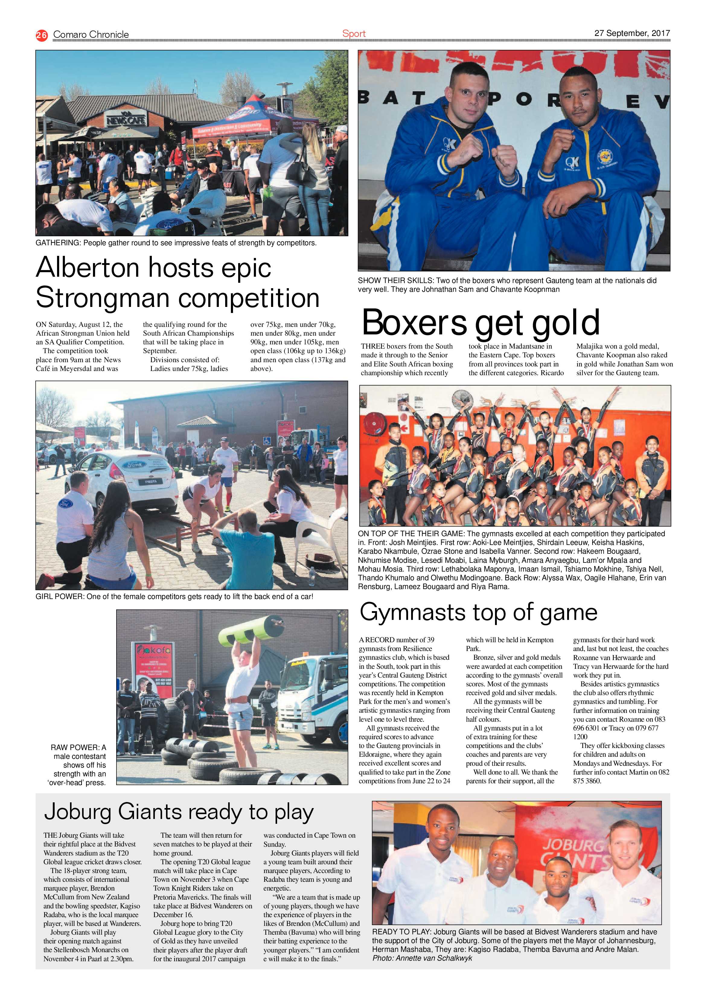 Comaro Chronicle 27 September 2017 page 26