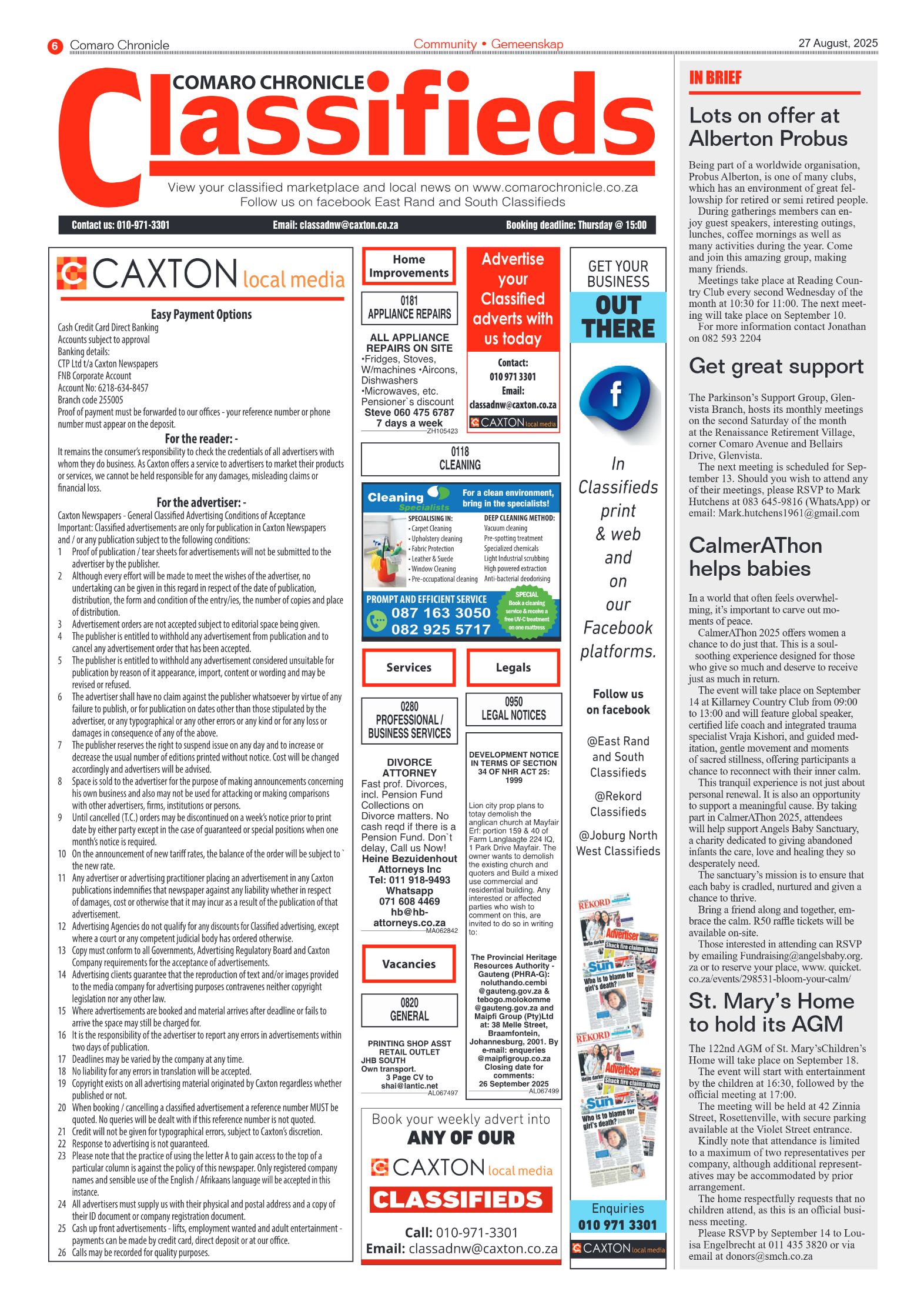 Comaro Chronicle 27 August 2025 page 6