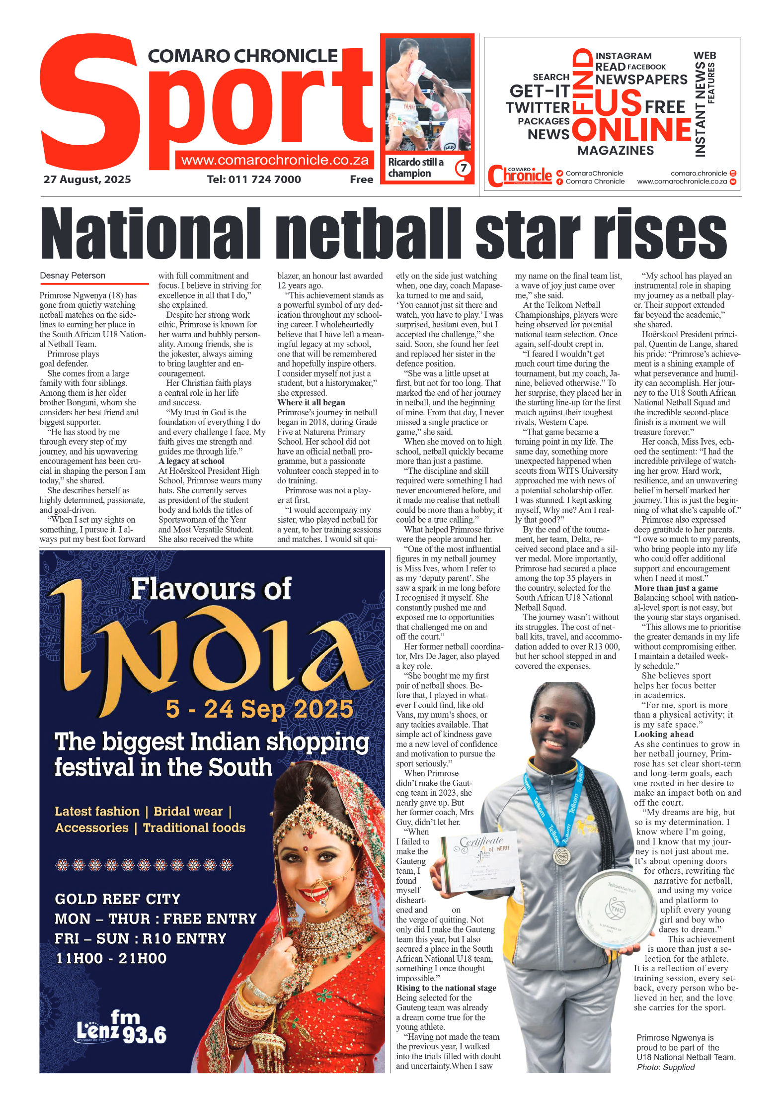 Comaro Chronicle 27 August 2025 page 8