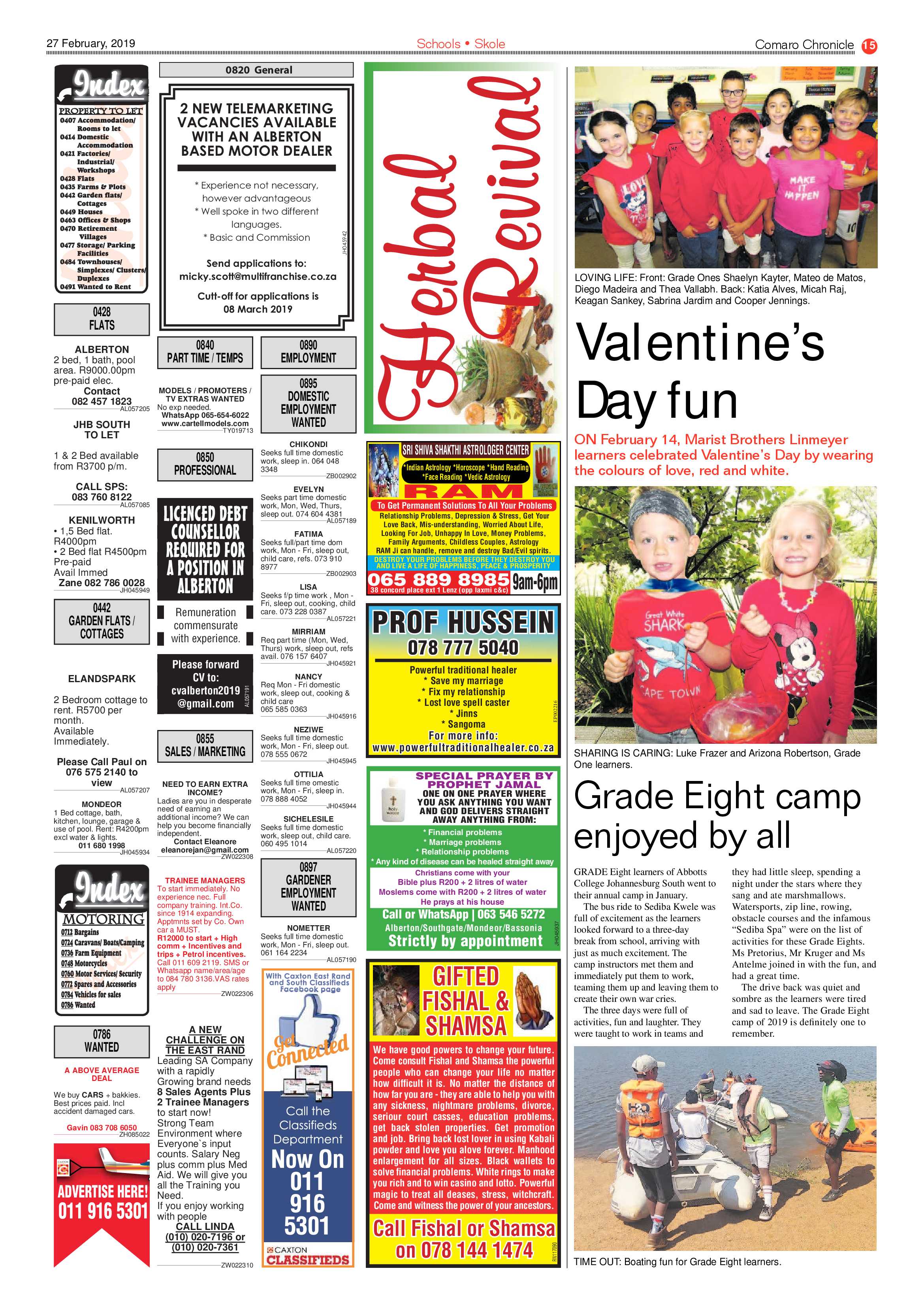 Comaro Chronicle 27 February 2019 page 15