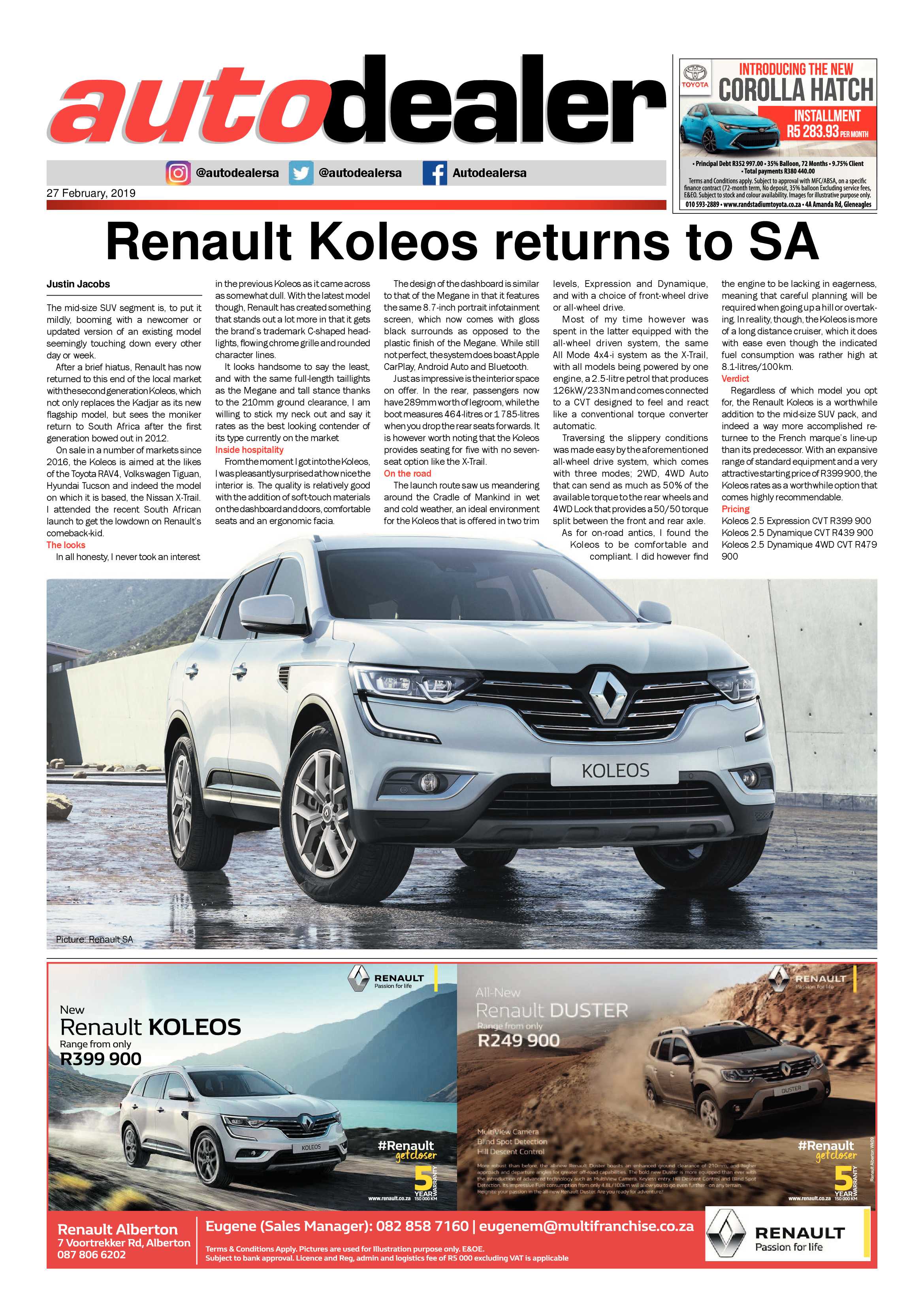 Comaro Chronicle 27 February 2019 page 16