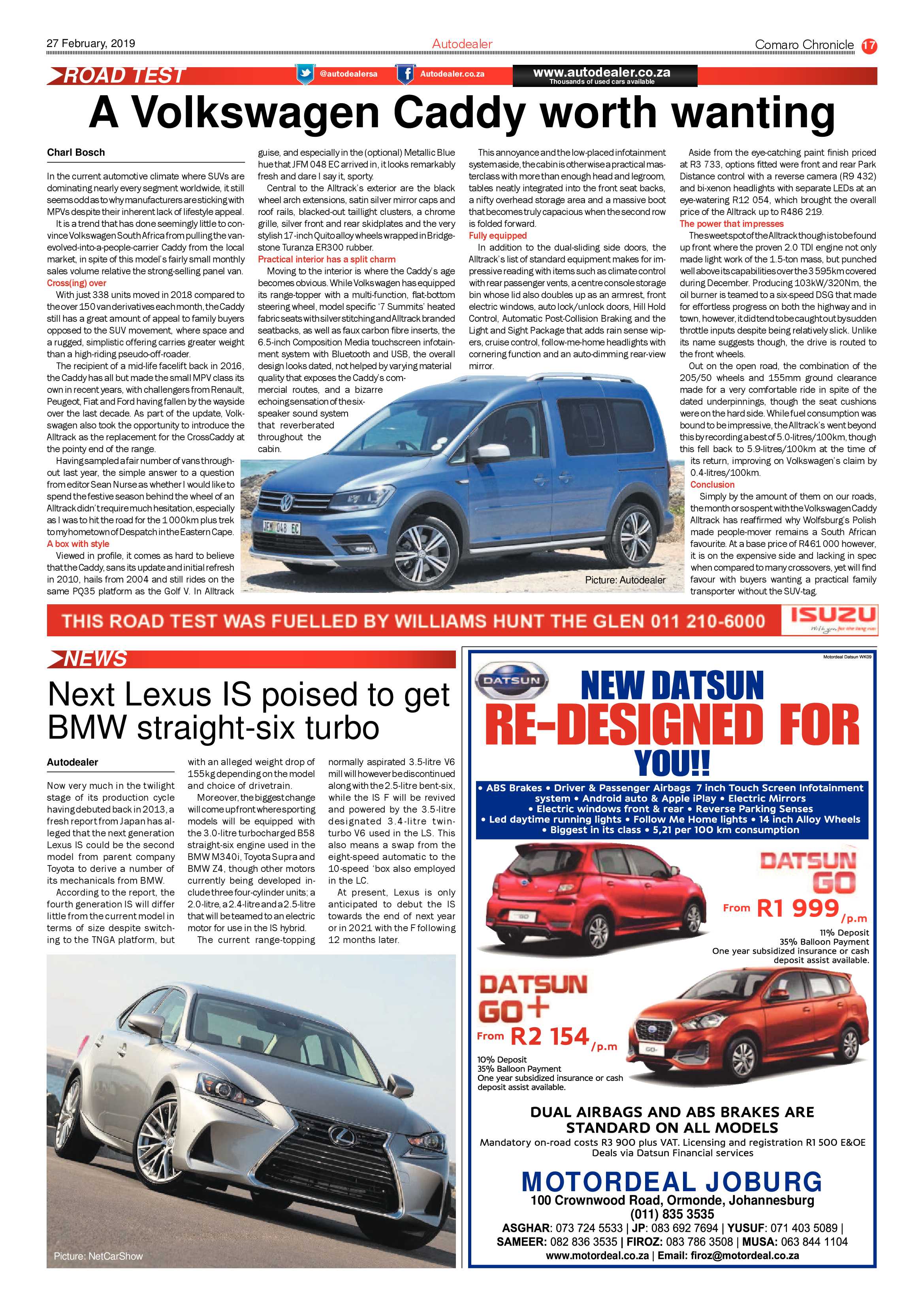 Comaro Chronicle 27 February 2019 page 17