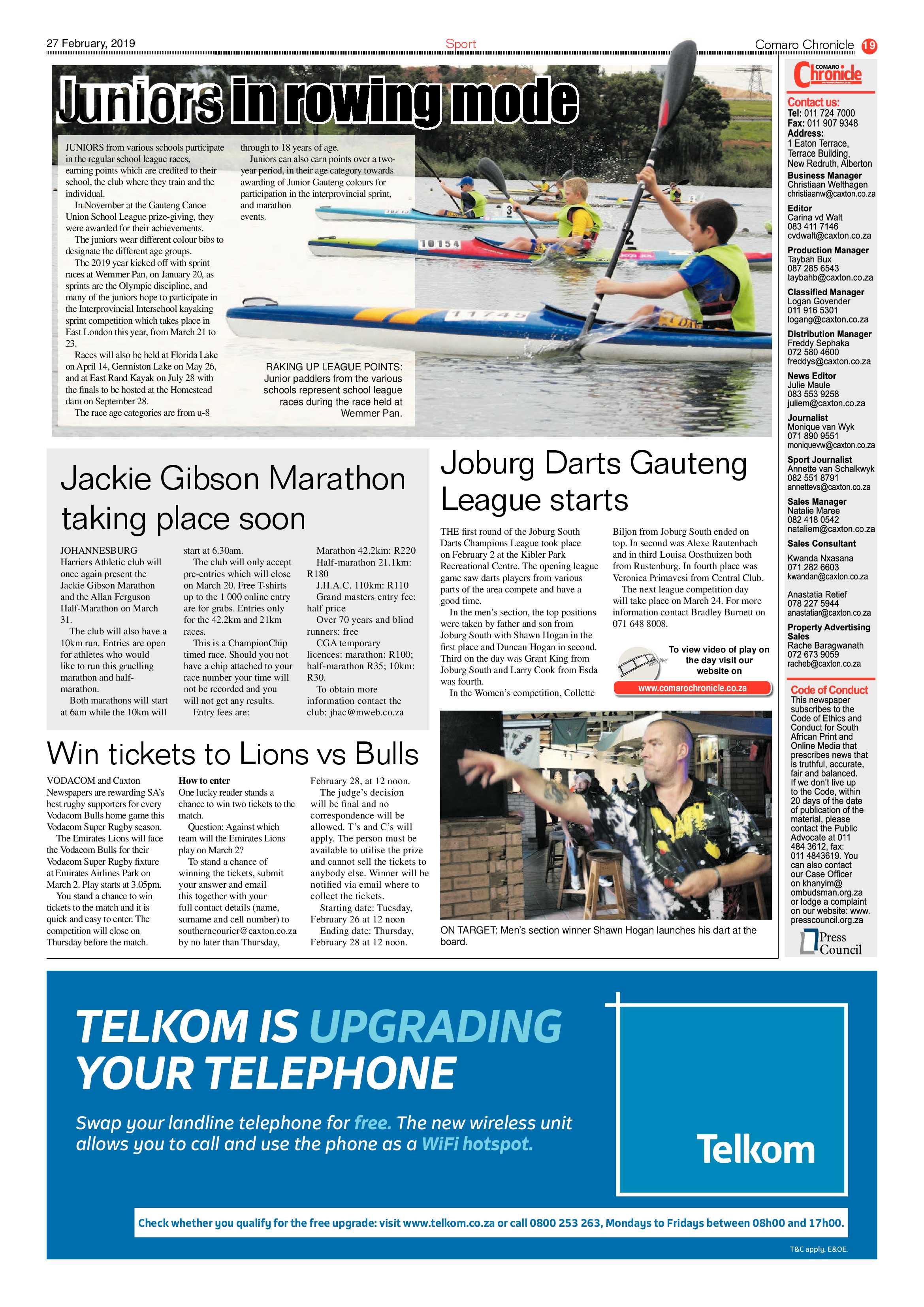 Comaro Chronicle 27 February 2019 page 19