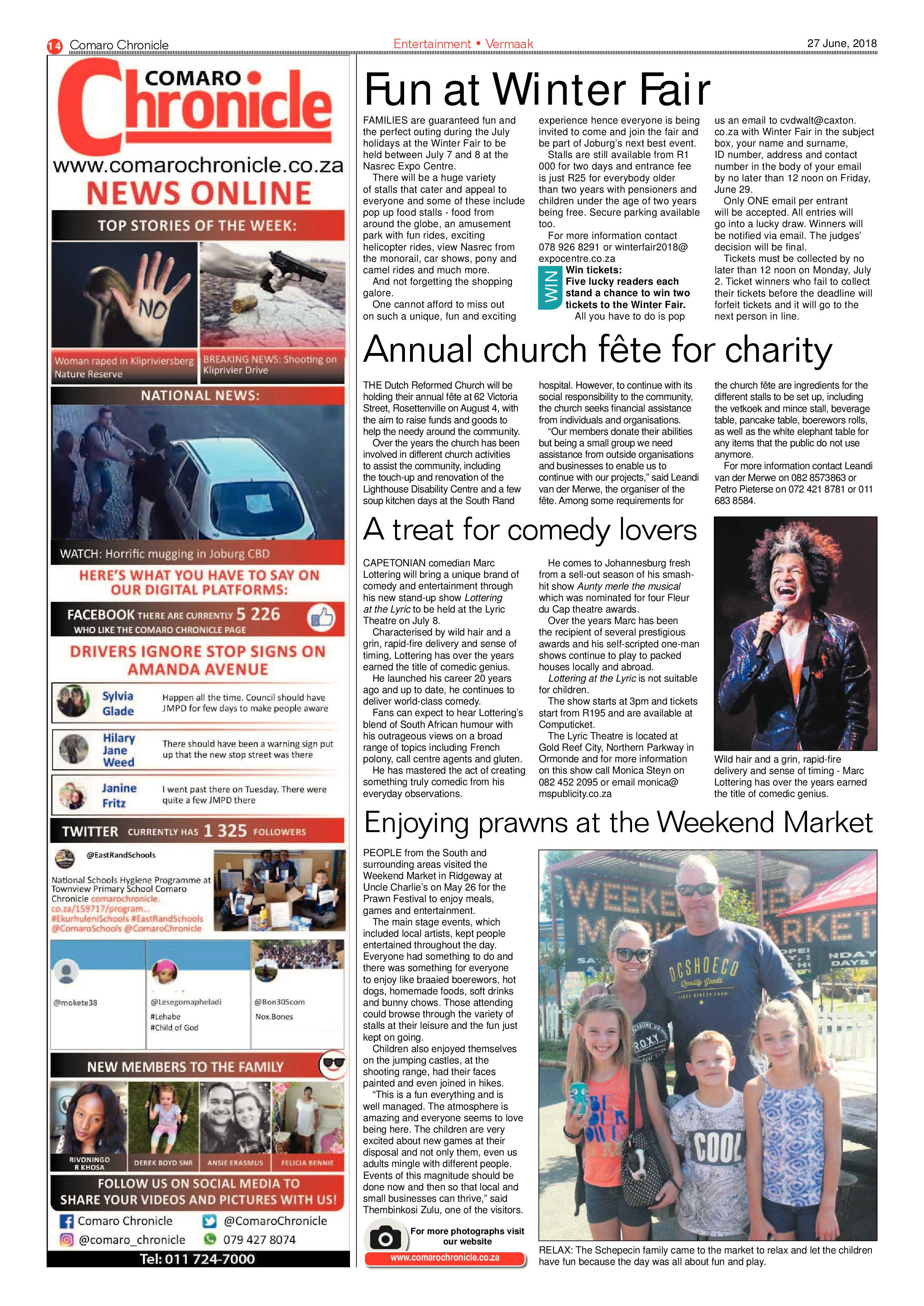 Comaro Chronicle 27 June 2018 page 14