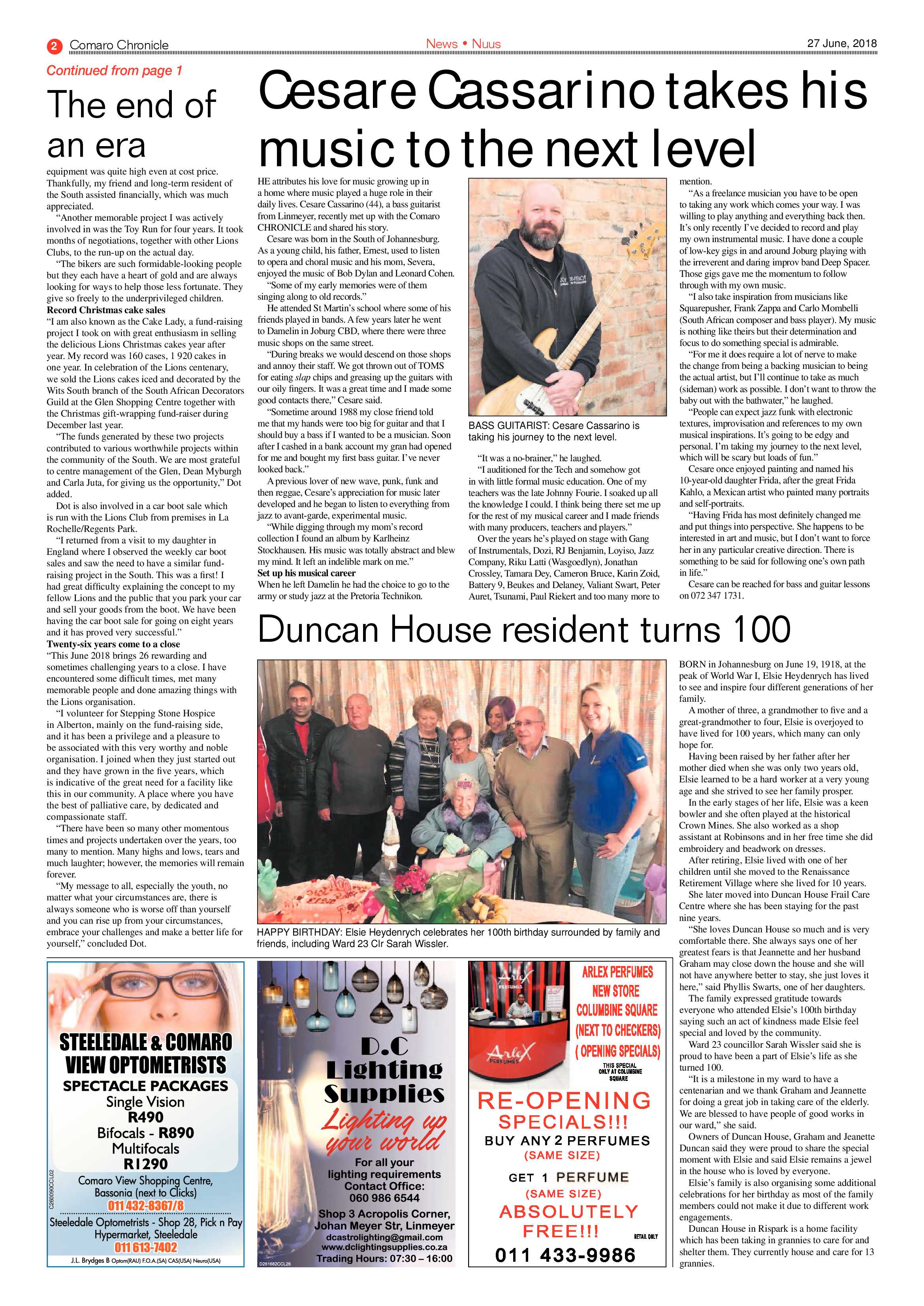 Comaro Chronicle 27 June 2018 page 2