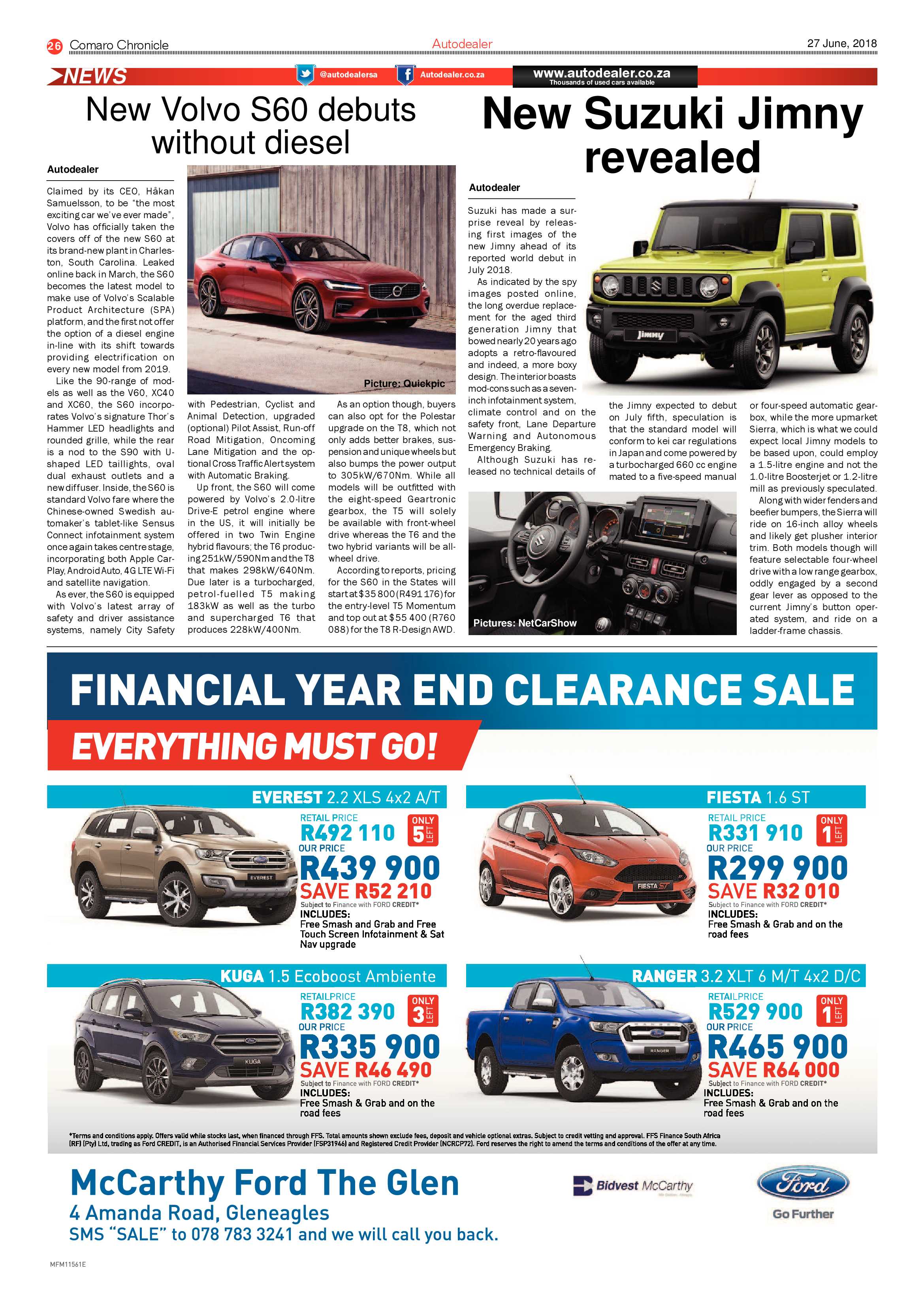 Comaro Chronicle 27 June 2018 page 26