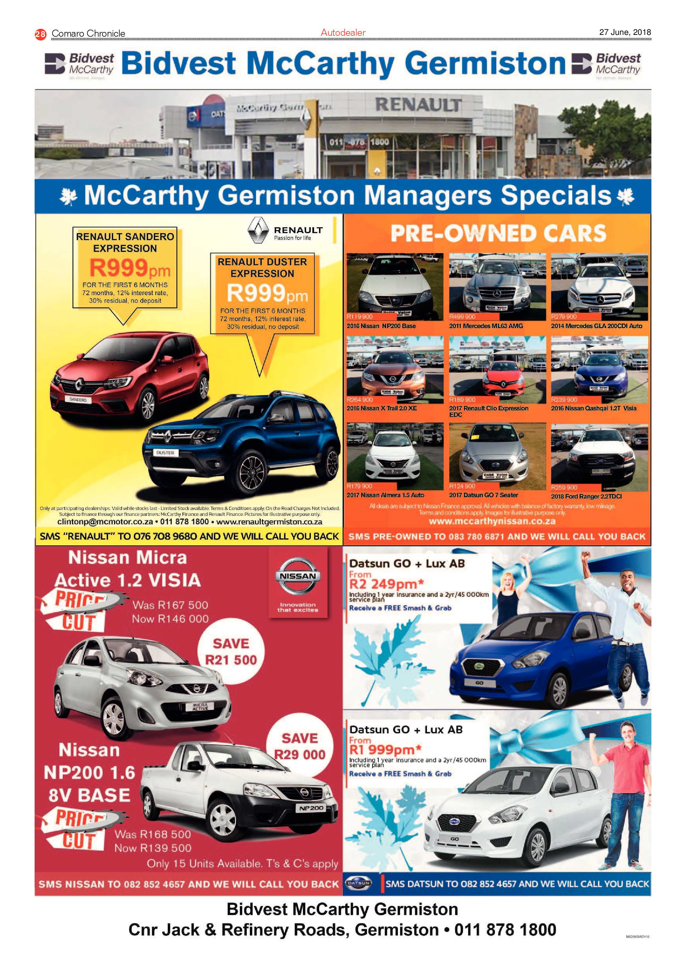 Comaro Chronicle 27 June 2018 page 28