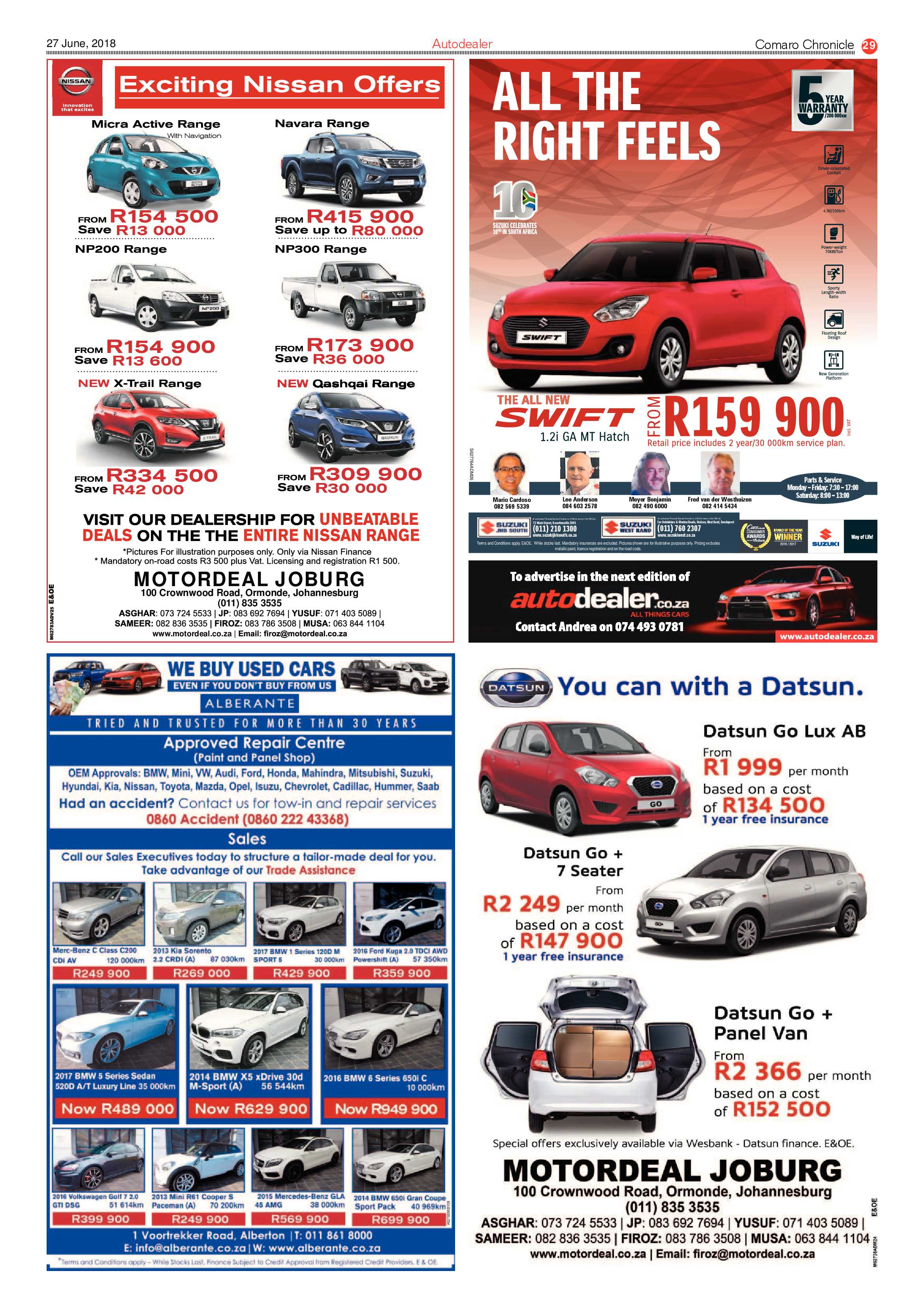 Comaro Chronicle 27 June 2018 page 29