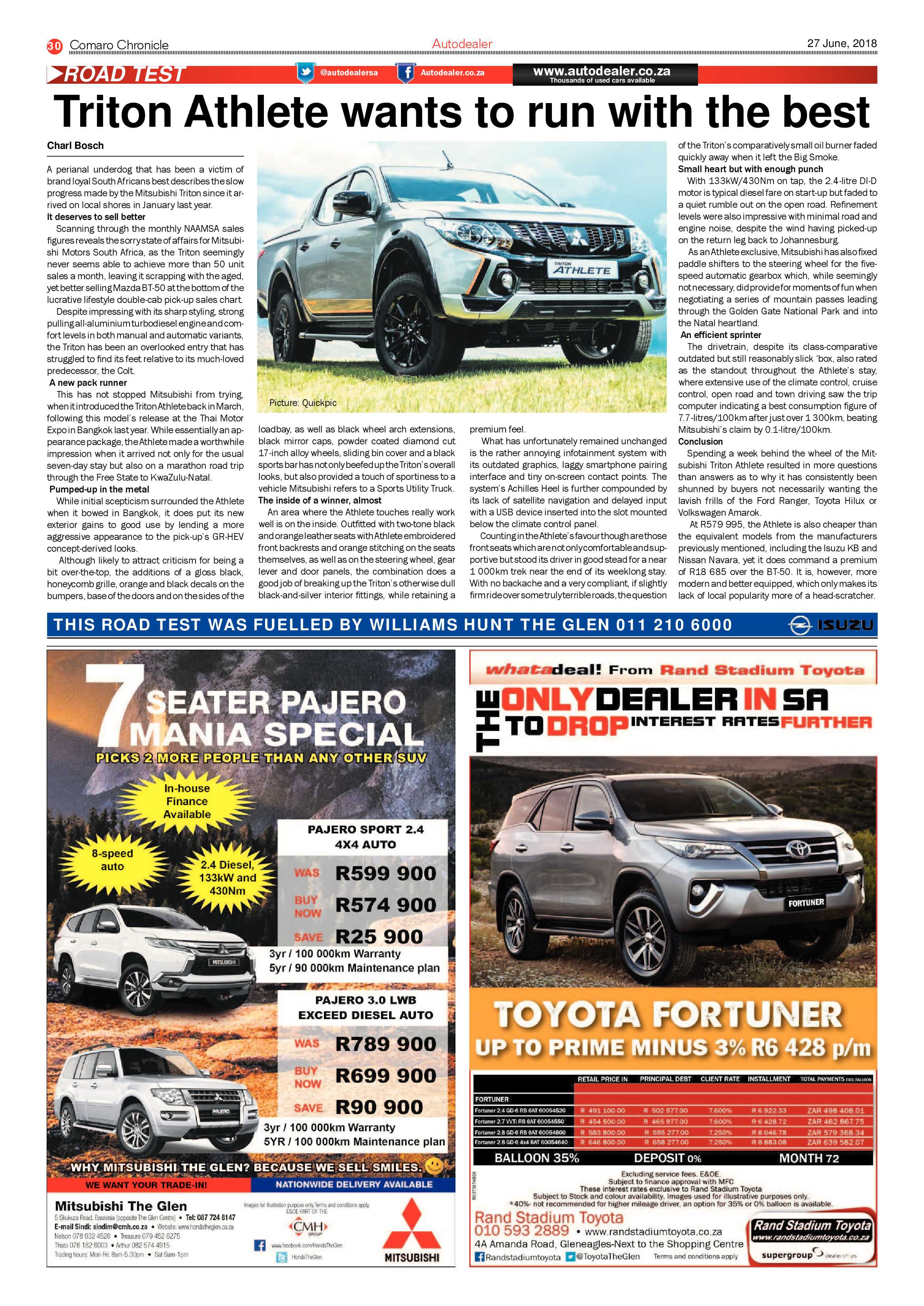 Comaro Chronicle 27 June 2018 page 30