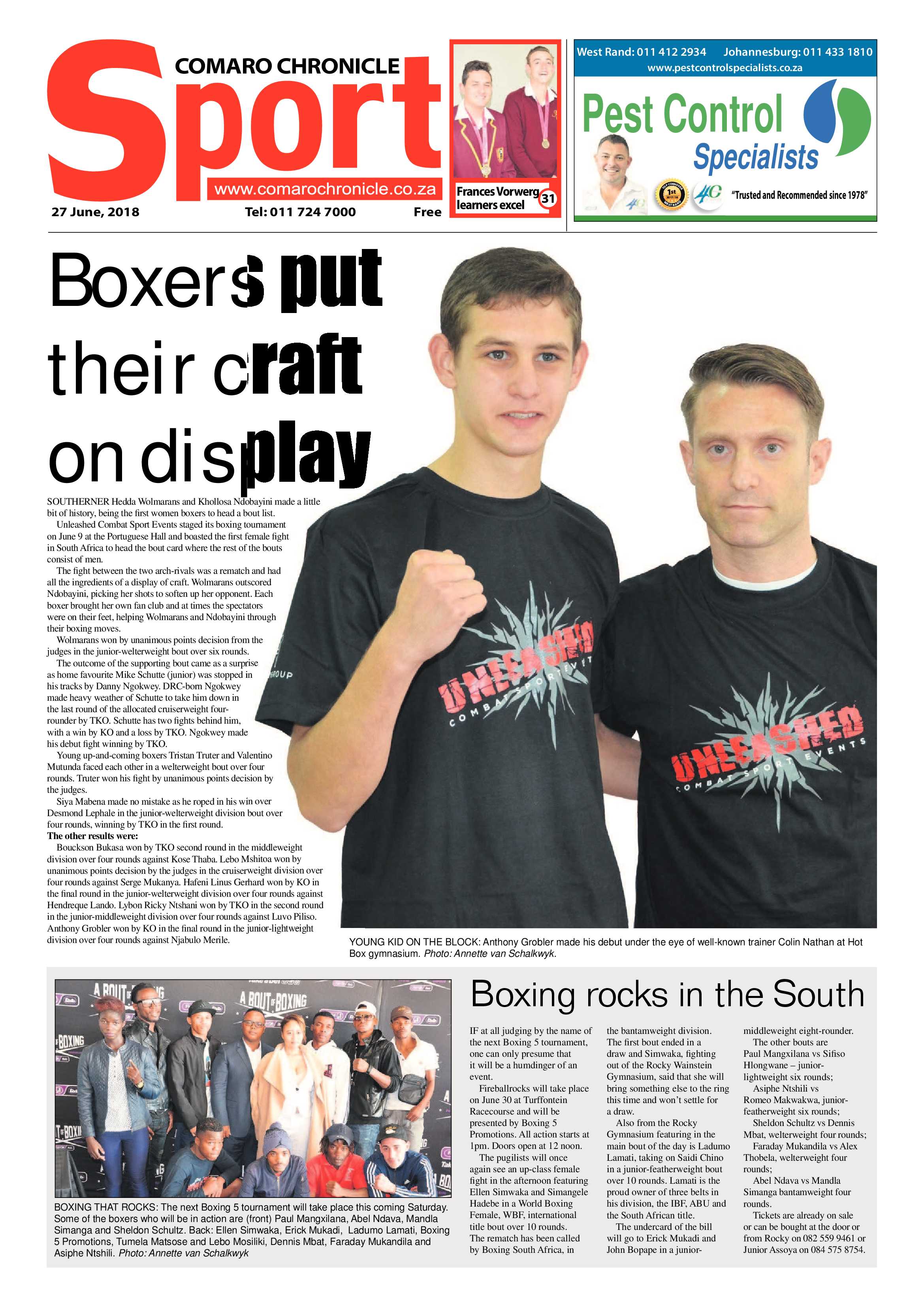 Comaro Chronicle 27 June 2018 page 32