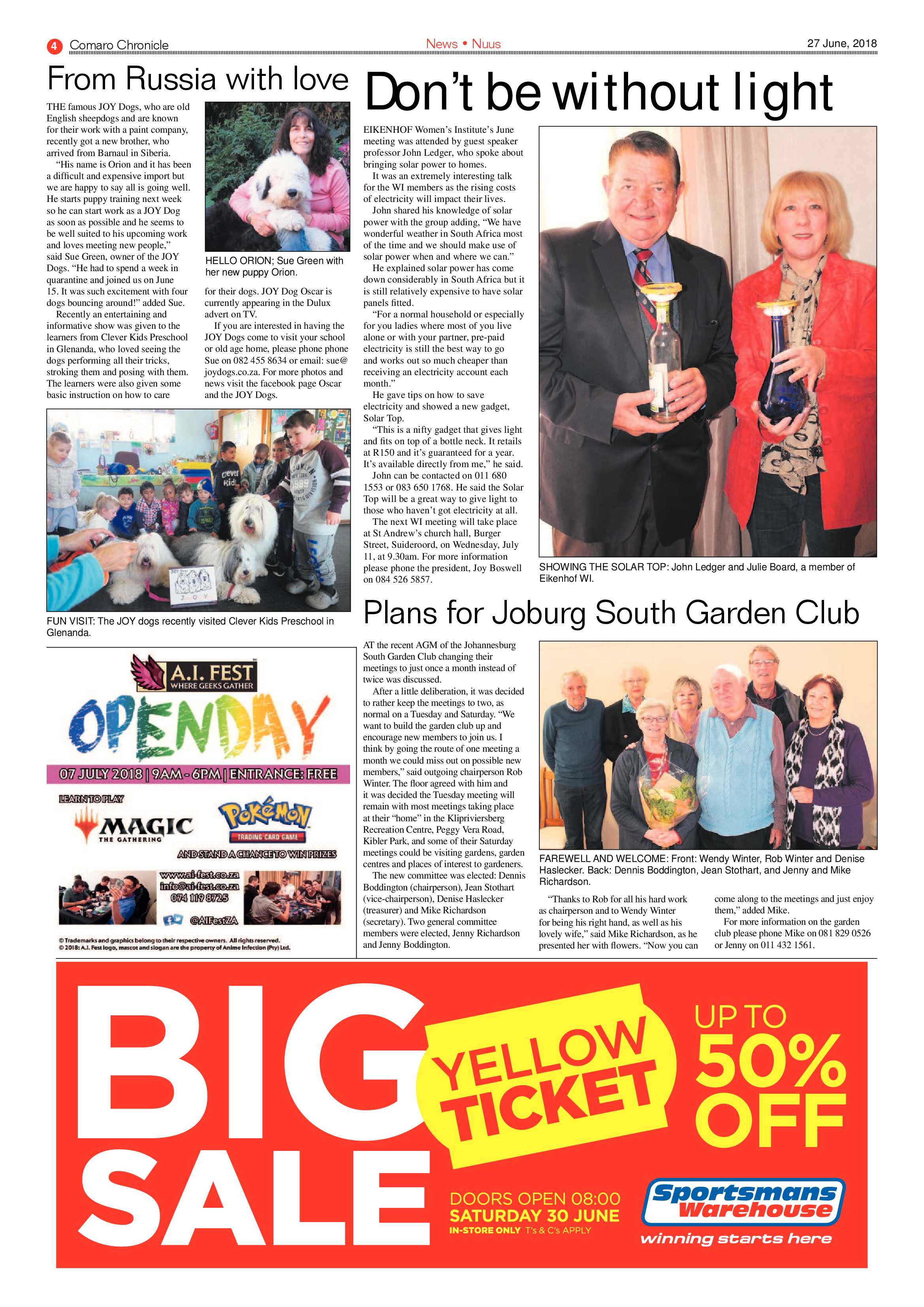 Comaro Chronicle 27 June 2018 page 4