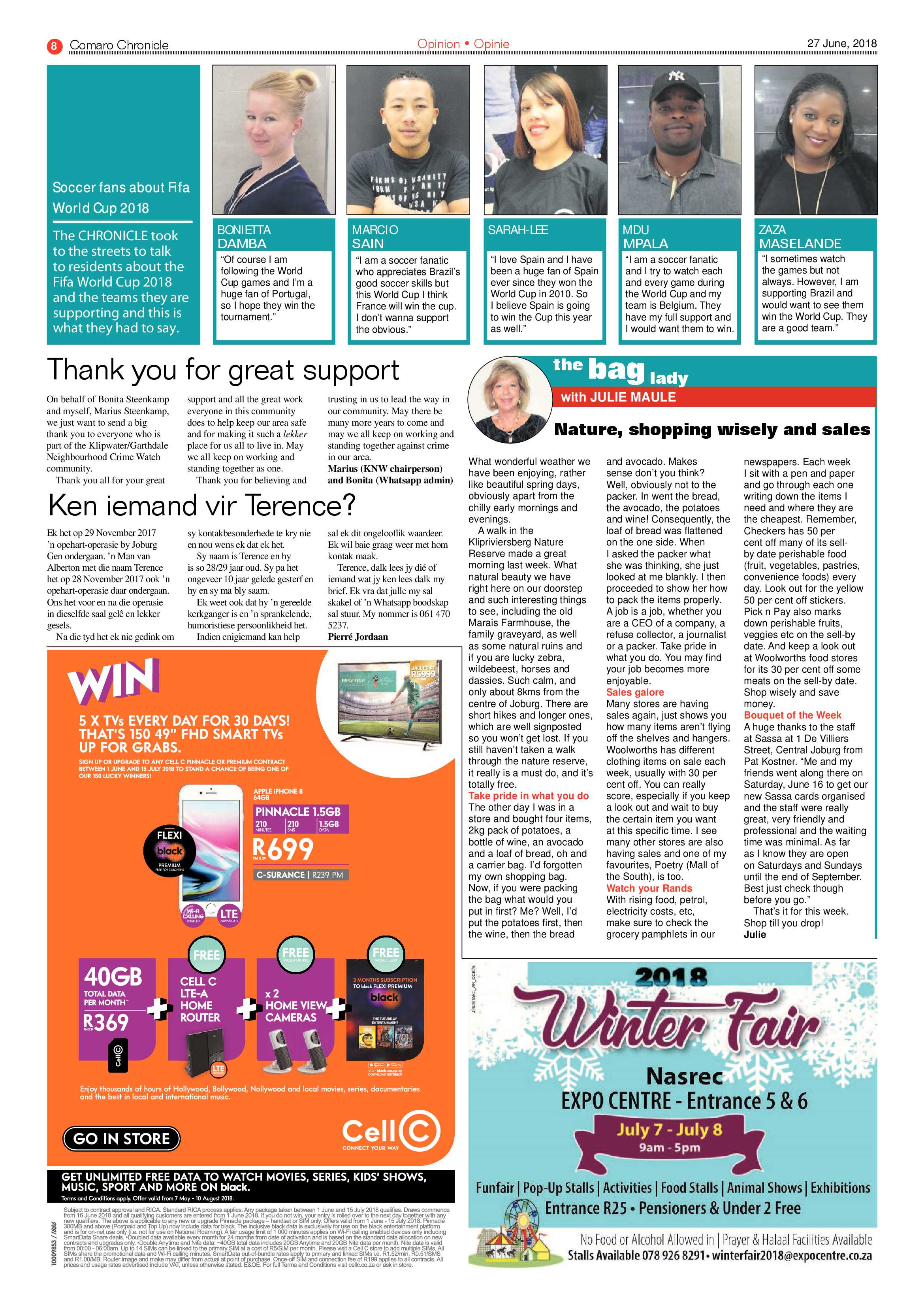 Comaro Chronicle 27 June 2018 page 8