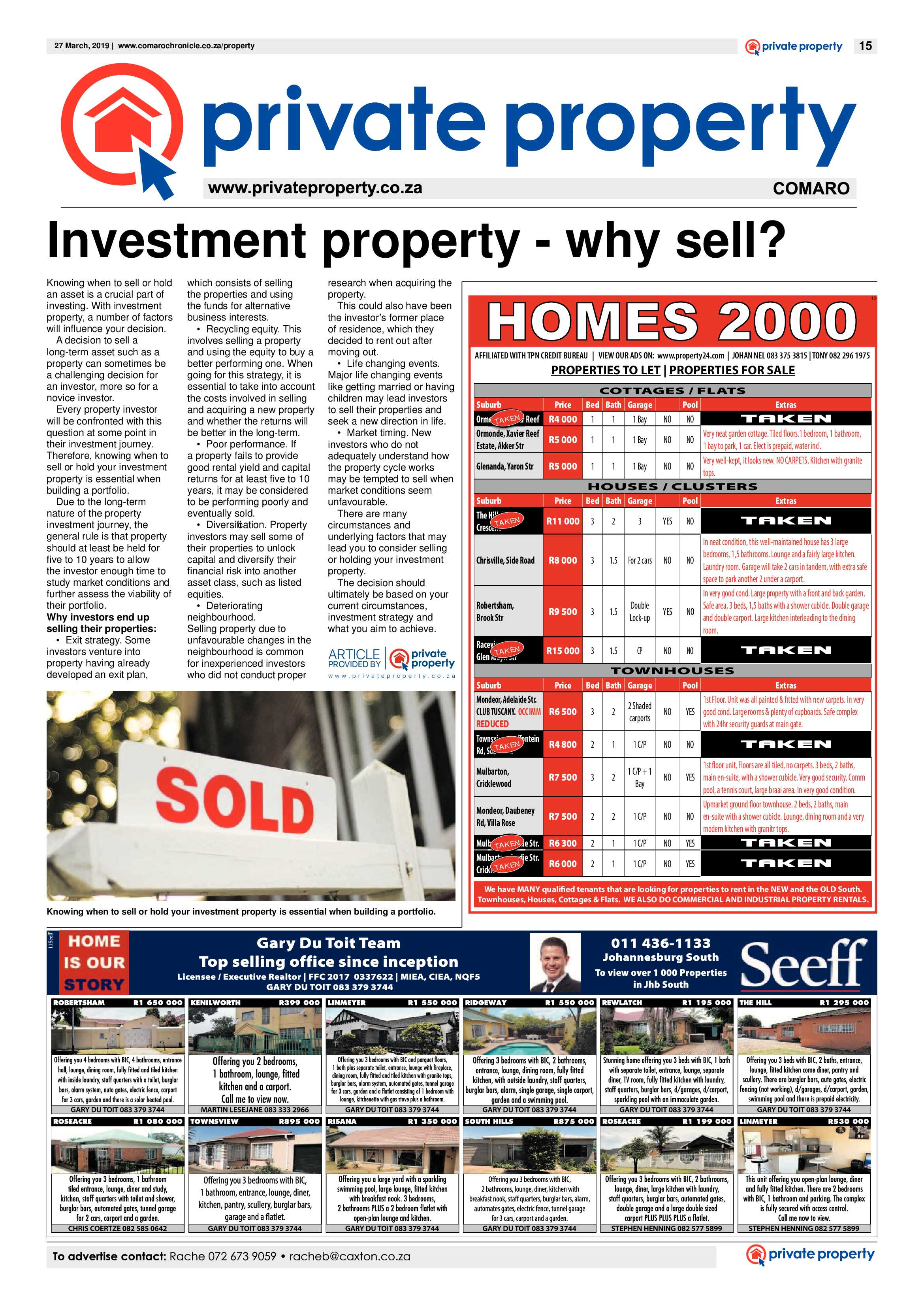 Comaro Chronicle 27 March 2019 page 15