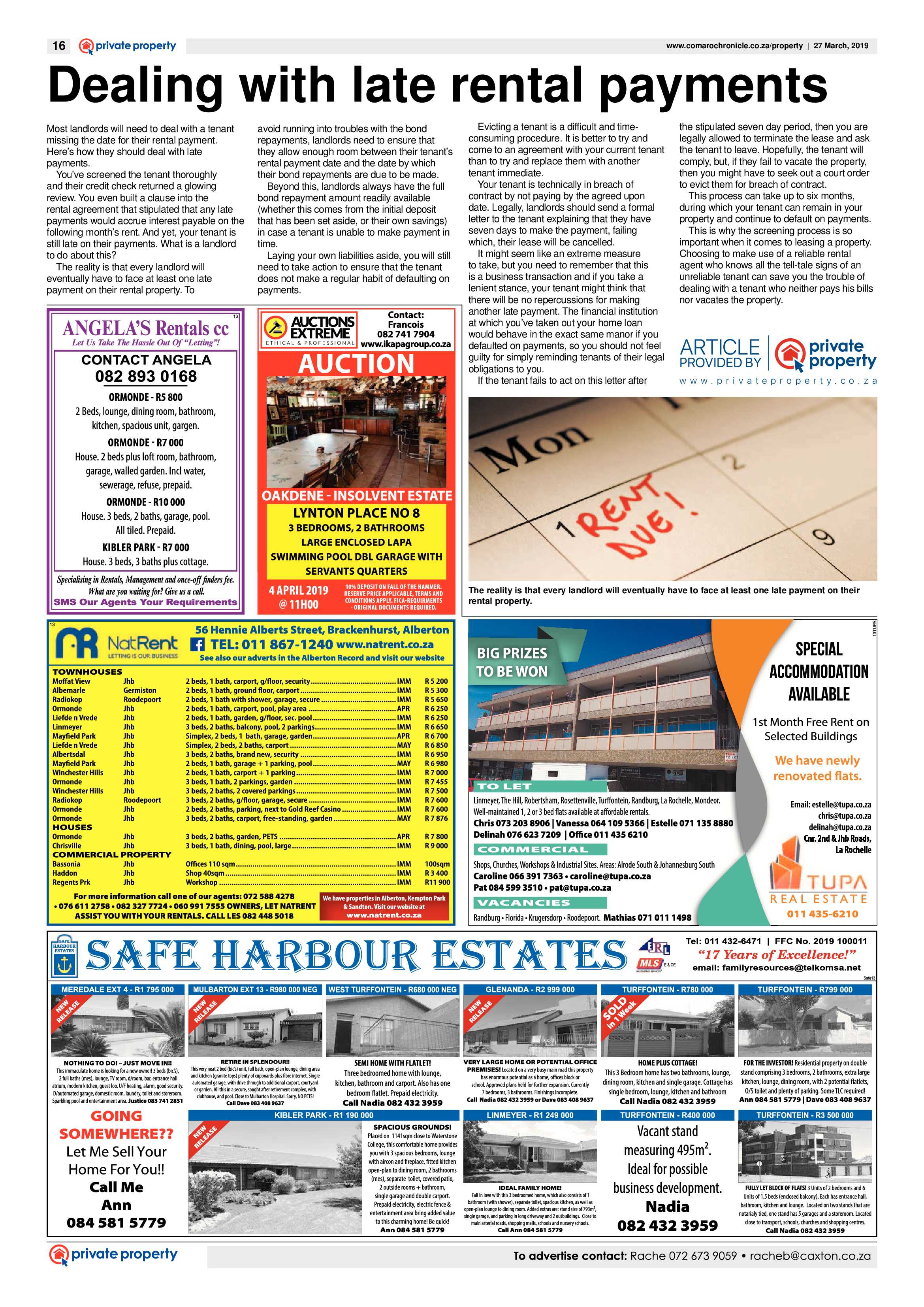 Comaro Chronicle 27 March 2019 page 16