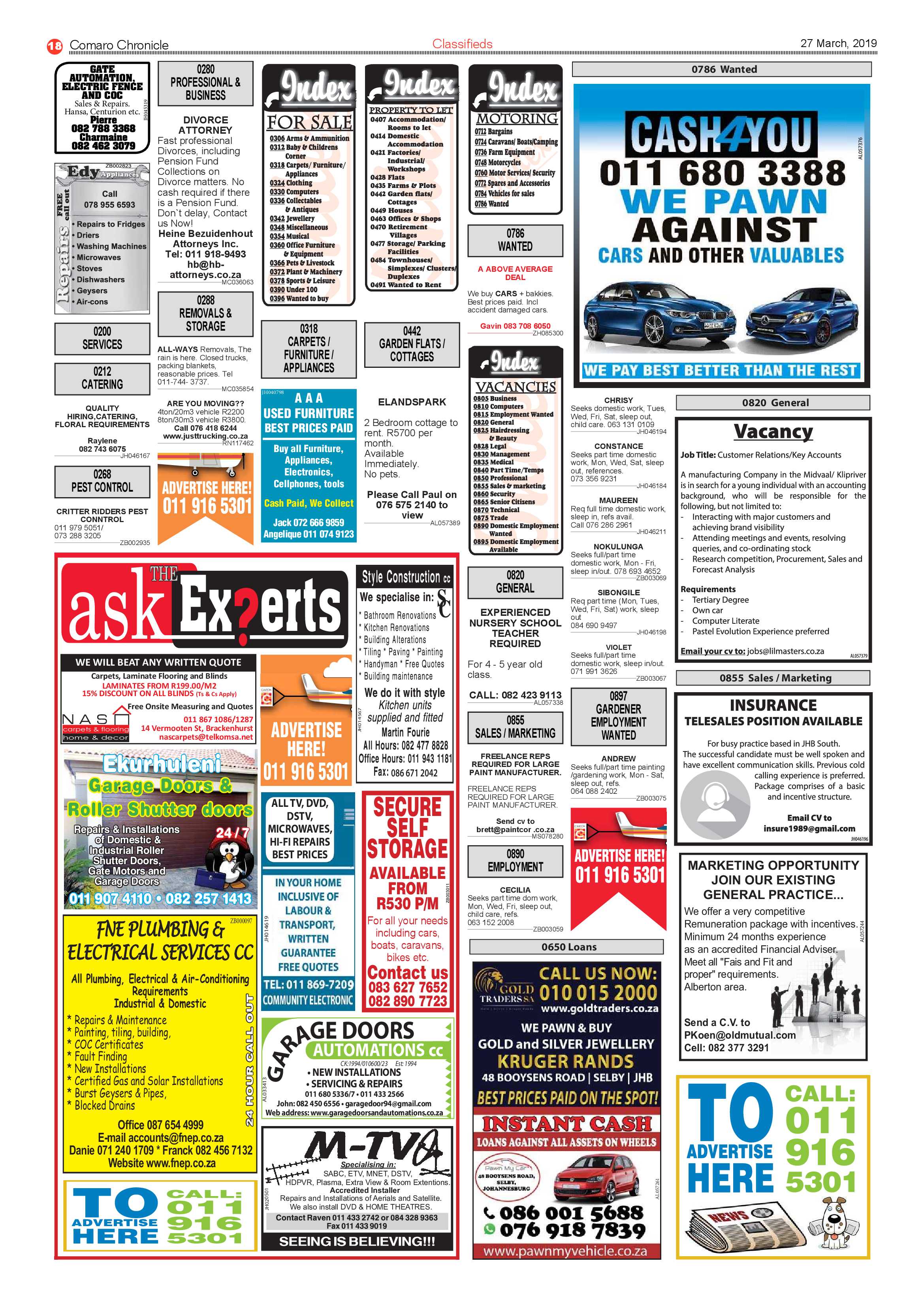 Comaro Chronicle 27 March 2019 page 18