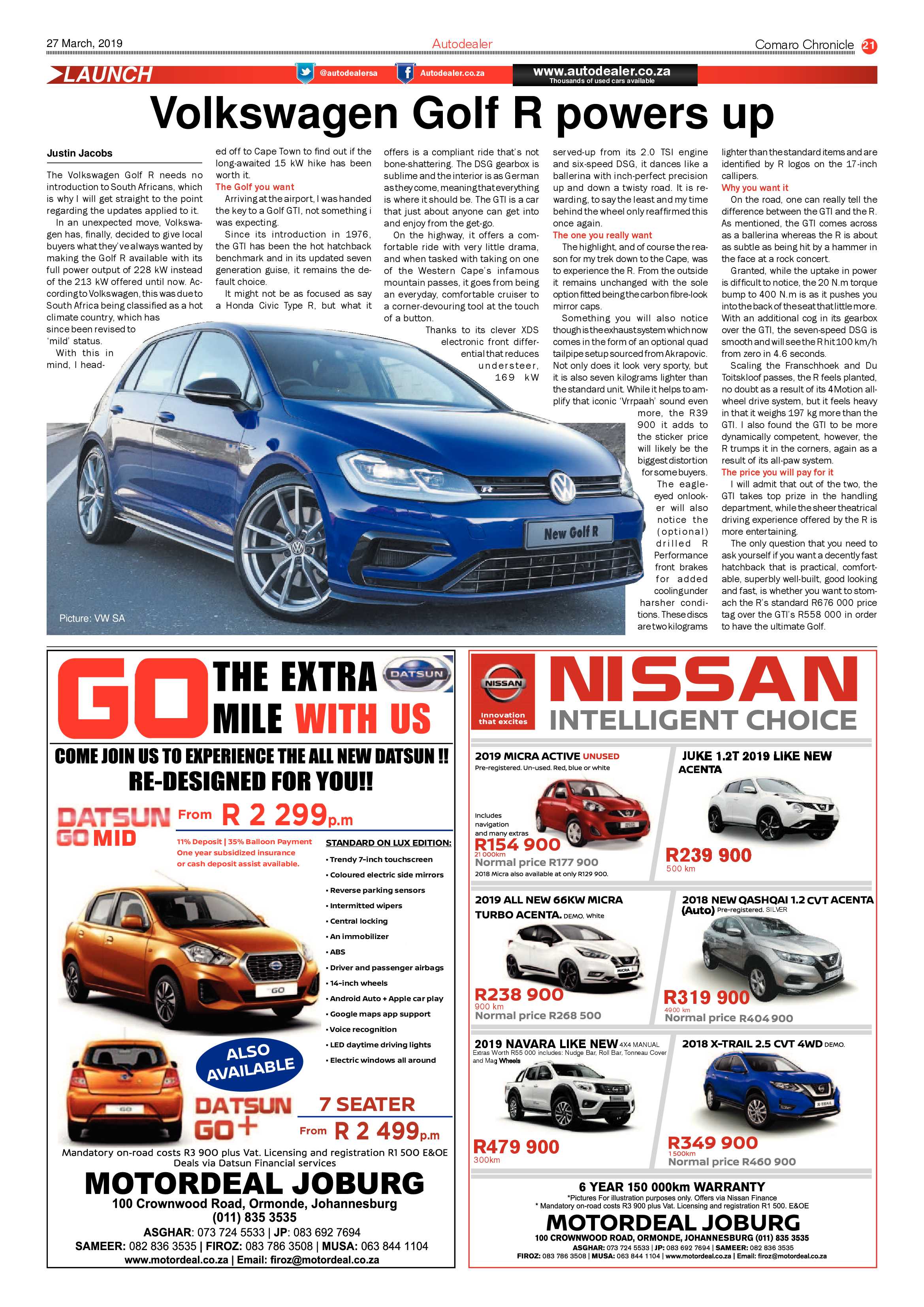Comaro Chronicle 27 March 2019 page 21