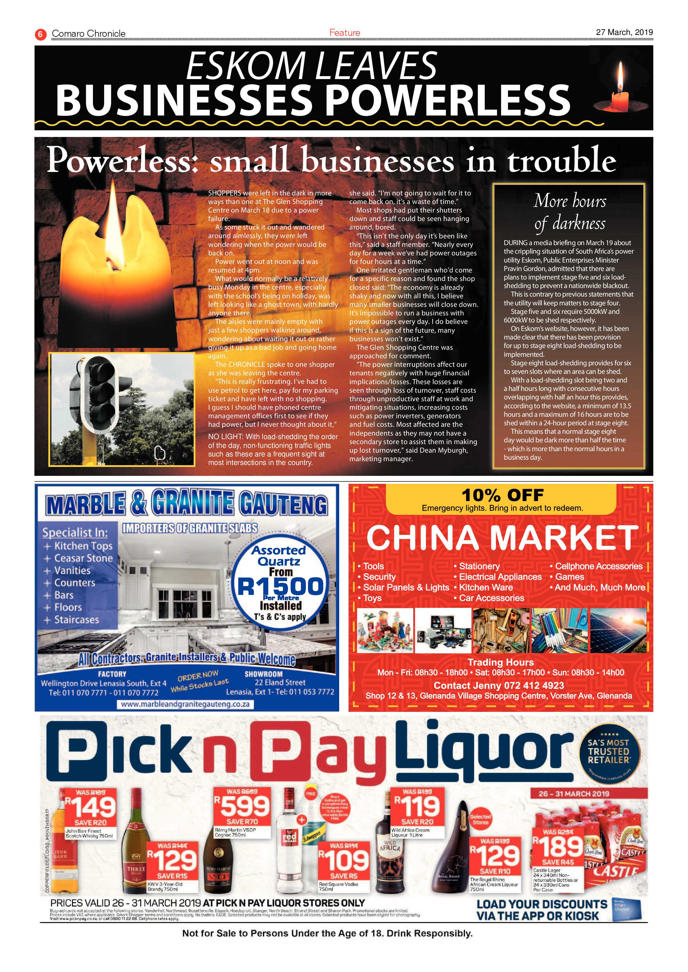 Comaro Chronicle 27 March 2019 page 6