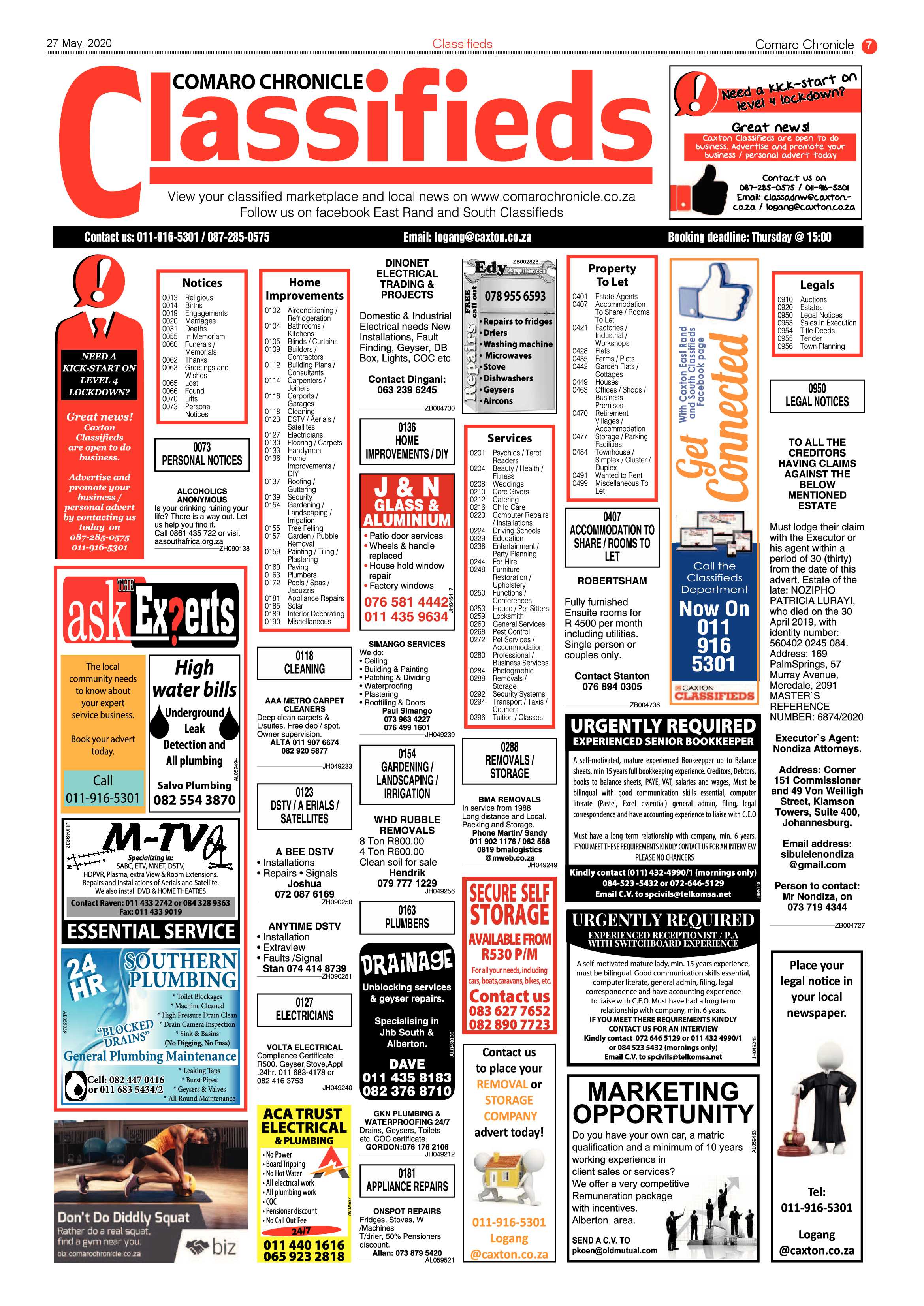 Comaro Chronicle 27 May 2020 page 7