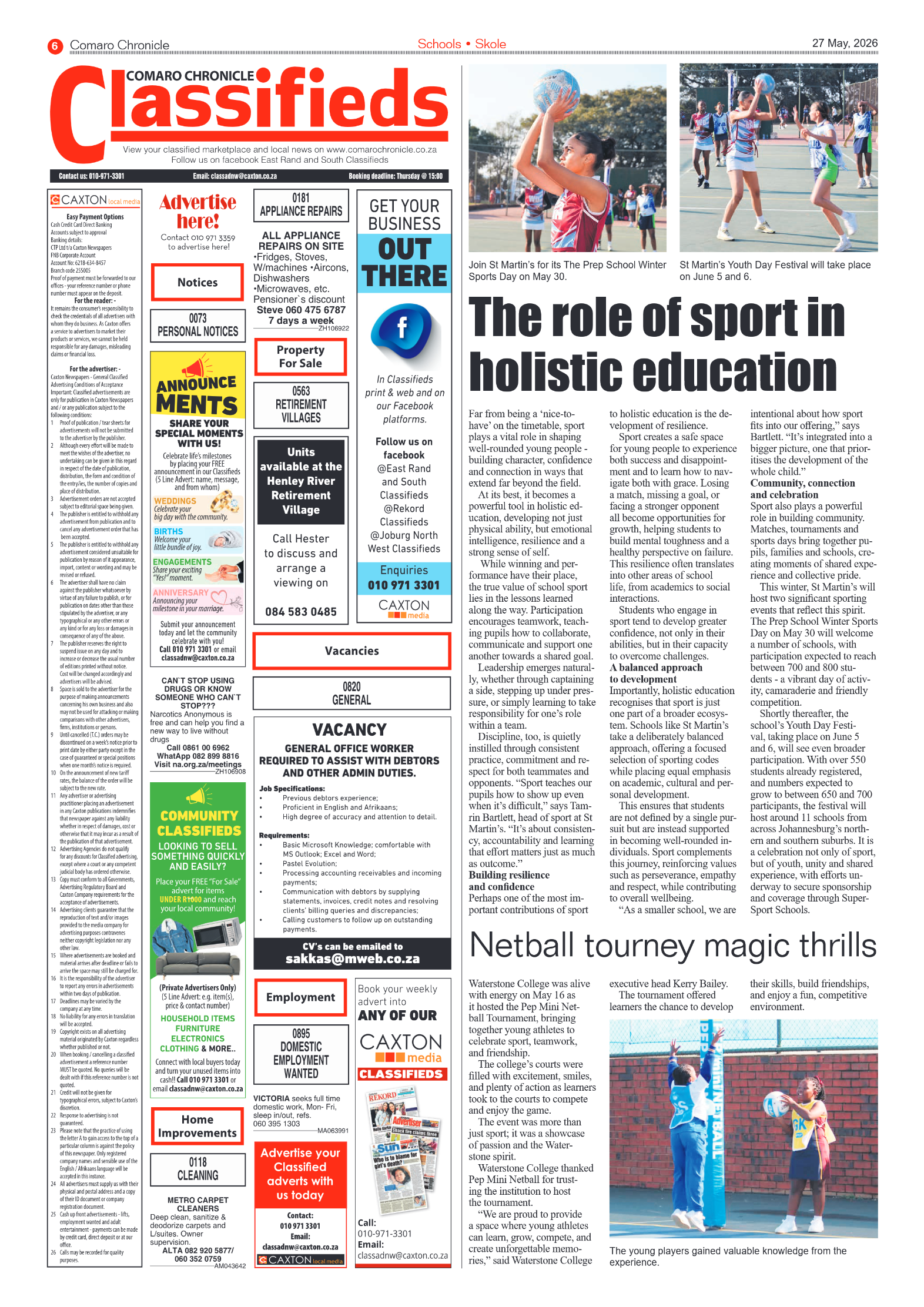 Comaro Chronicle 27 May 2026 page 6