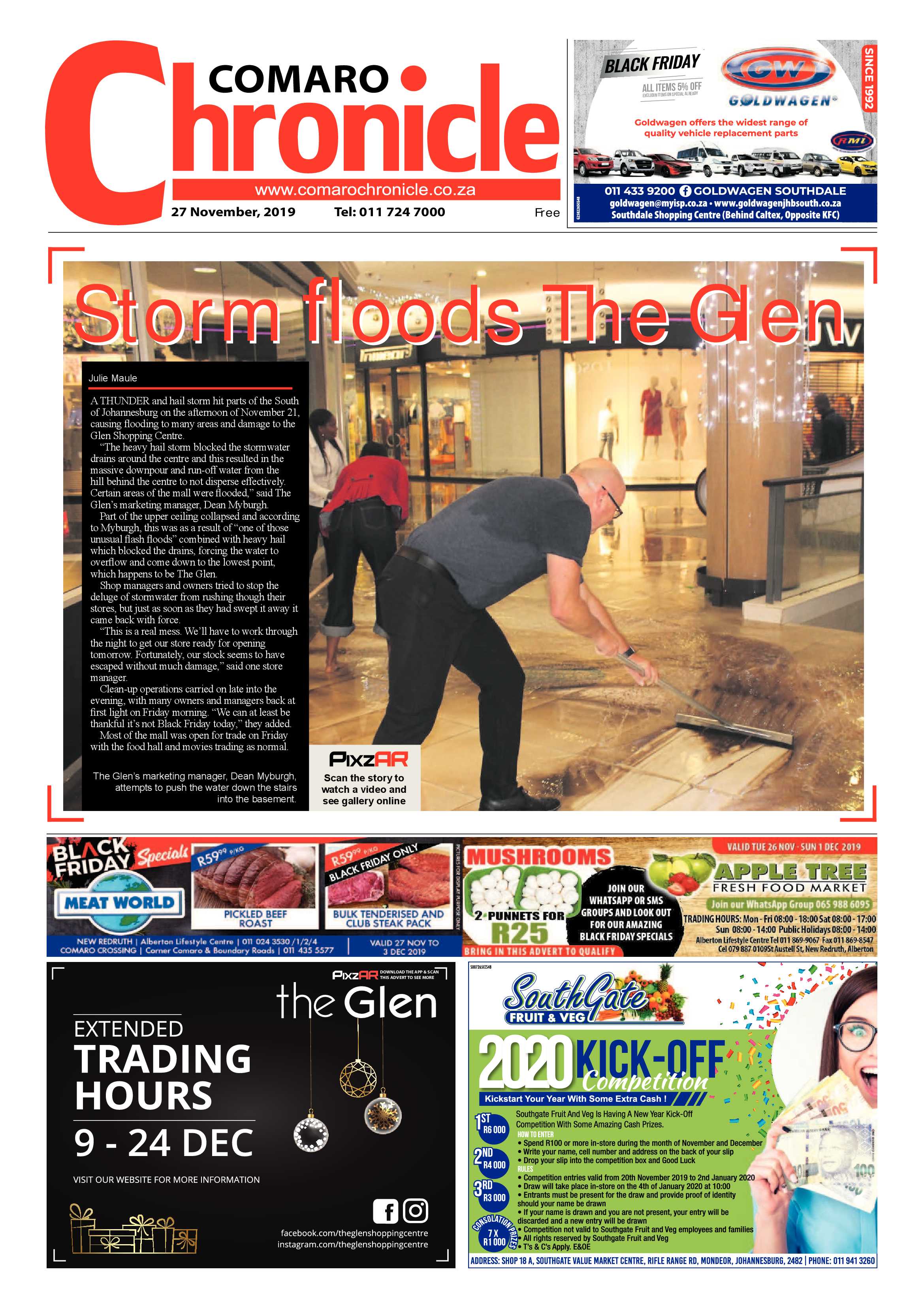 Comaro Chronicle 27 November 2019 page 1