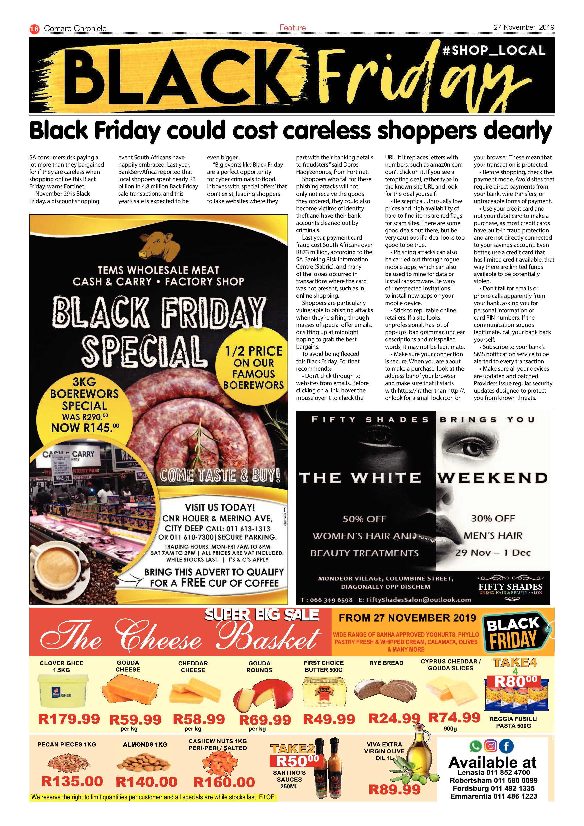 Comaro Chronicle 27 November 2019 page 16