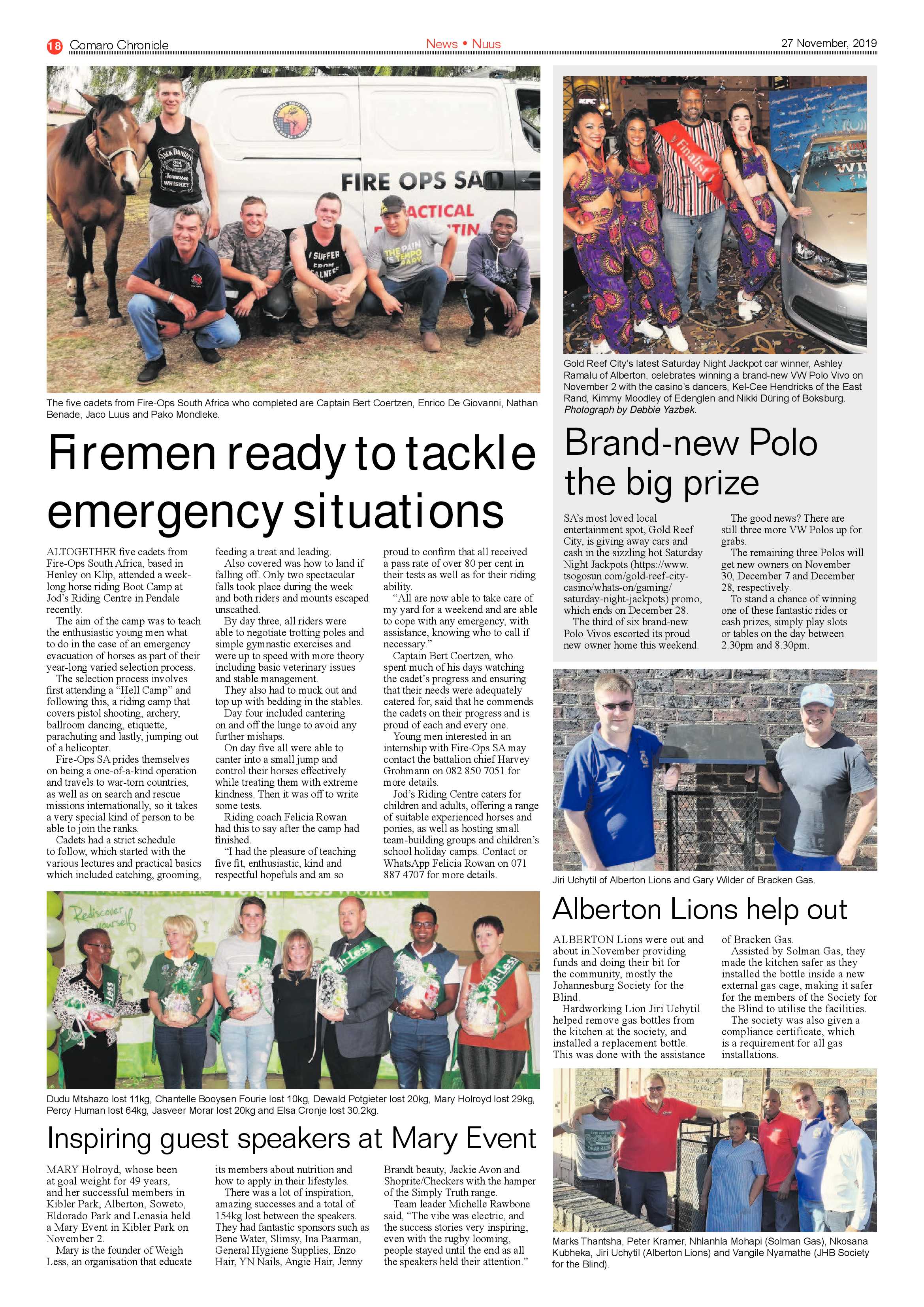 Comaro Chronicle 27 November 2019 page 18