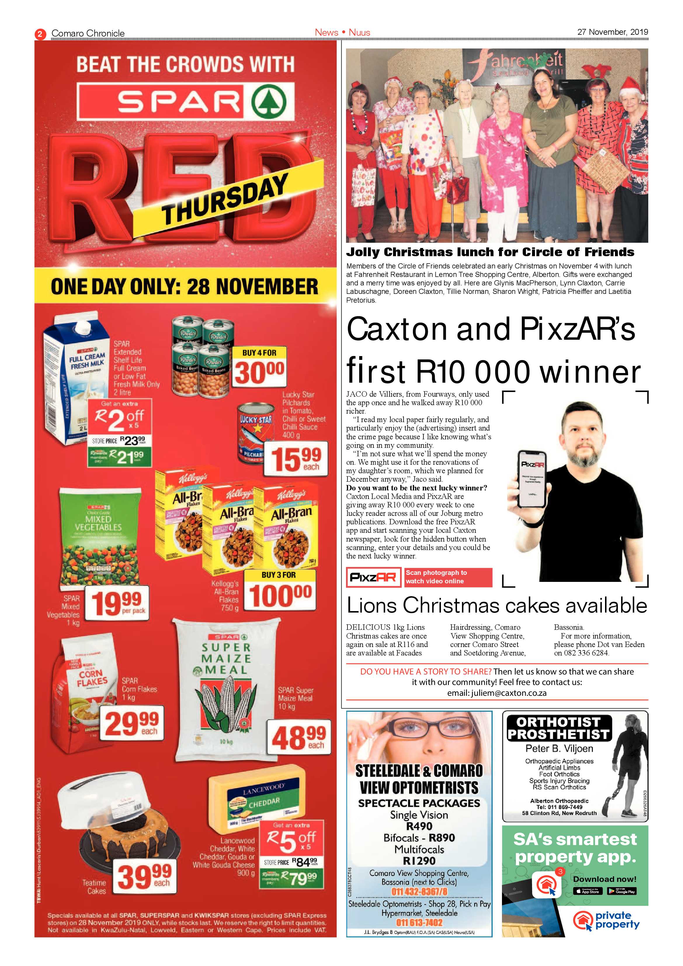 Comaro Chronicle 27 November 2019 page 2