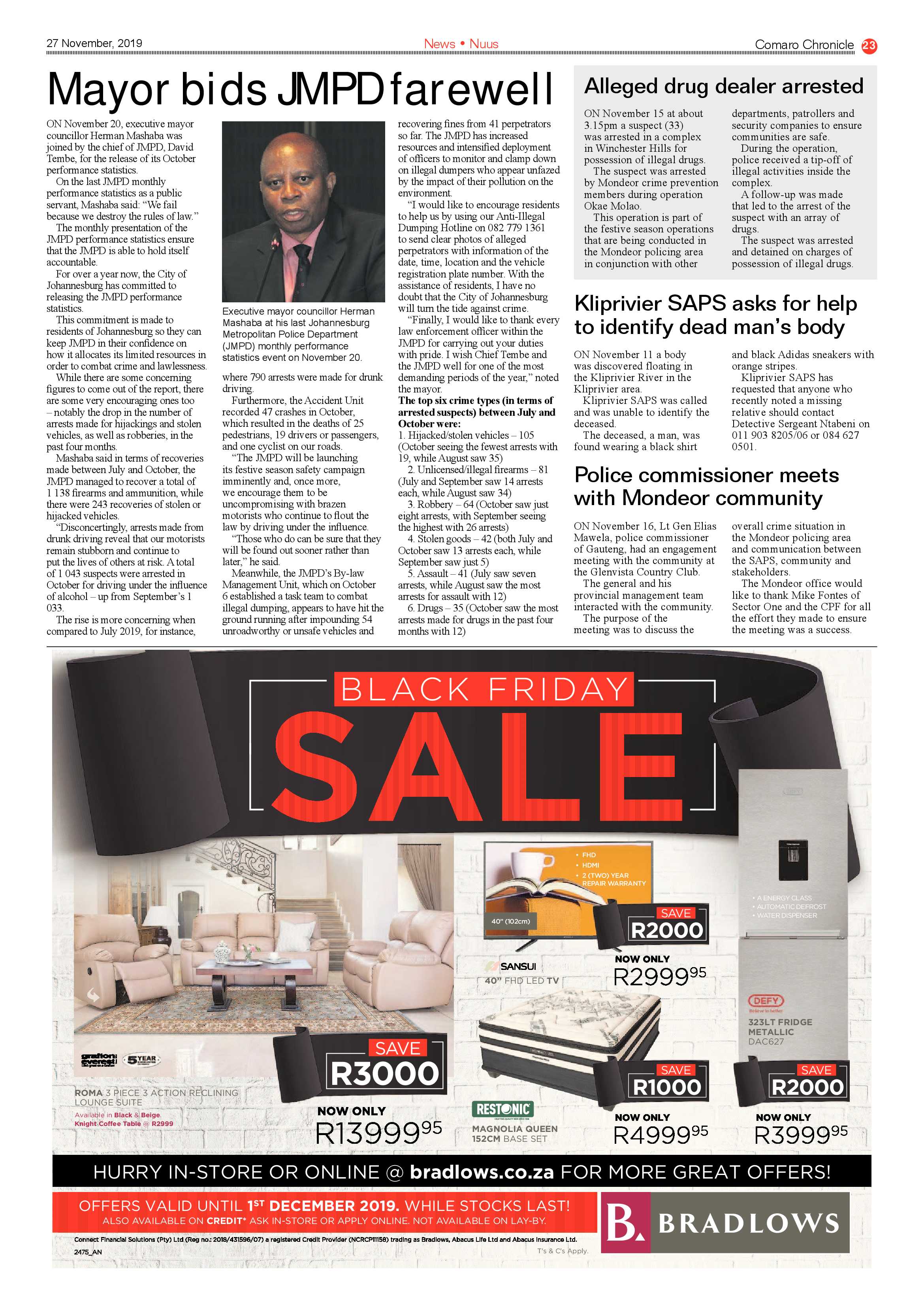 Comaro Chronicle 27 November 2019 page 23