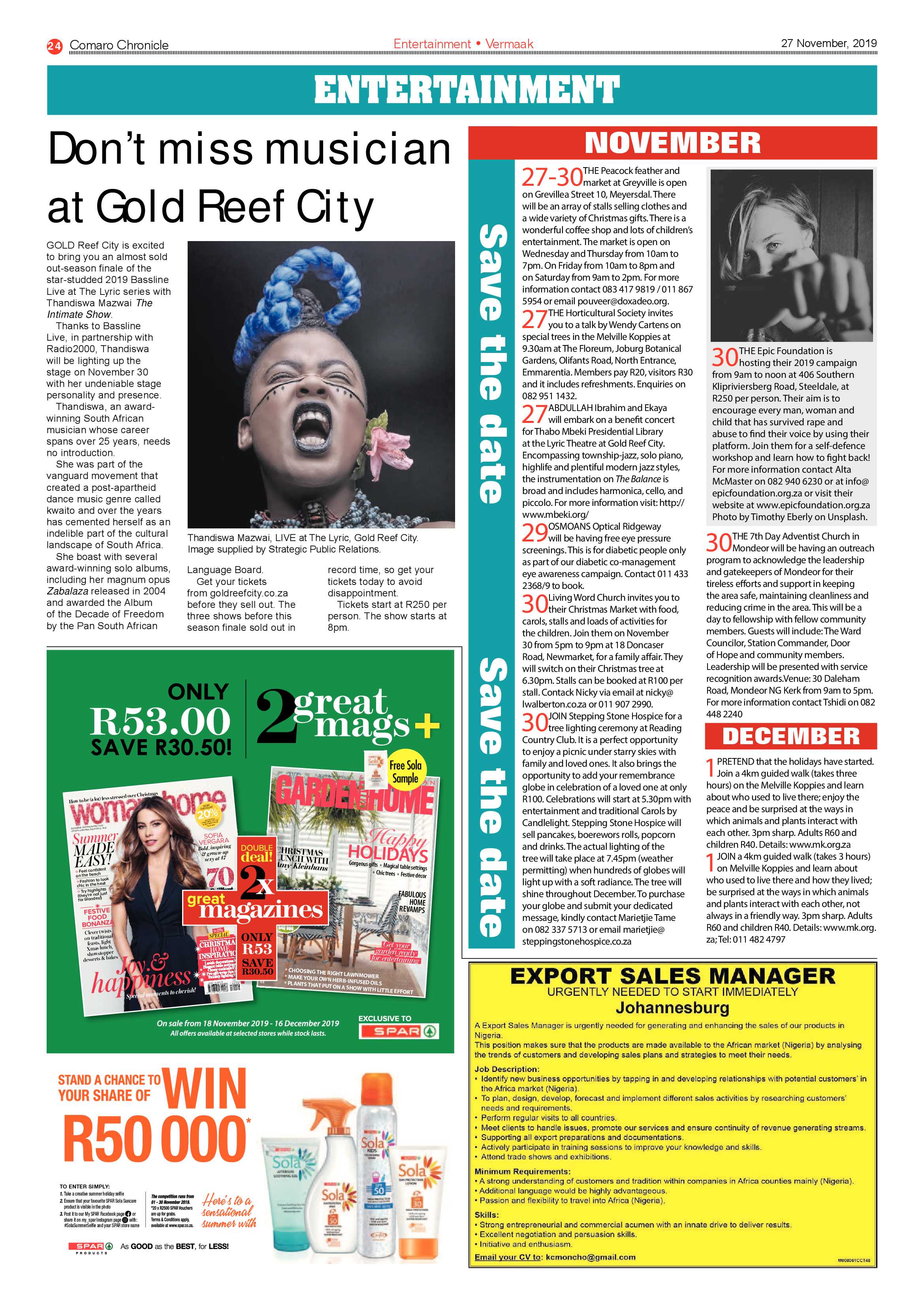 Comaro Chronicle 27 November 2019 page 24