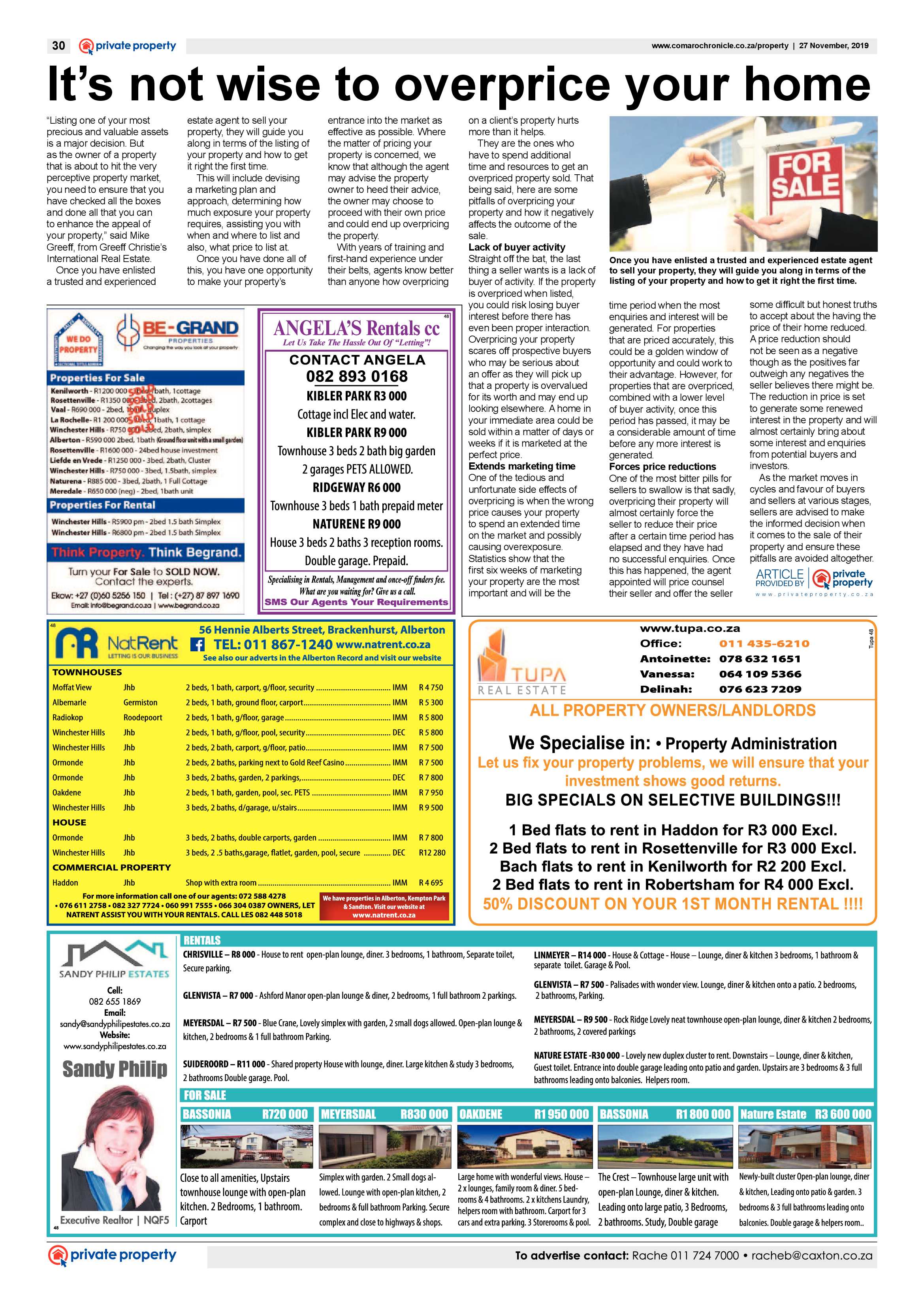 Comaro Chronicle 27 November 2019 page 30