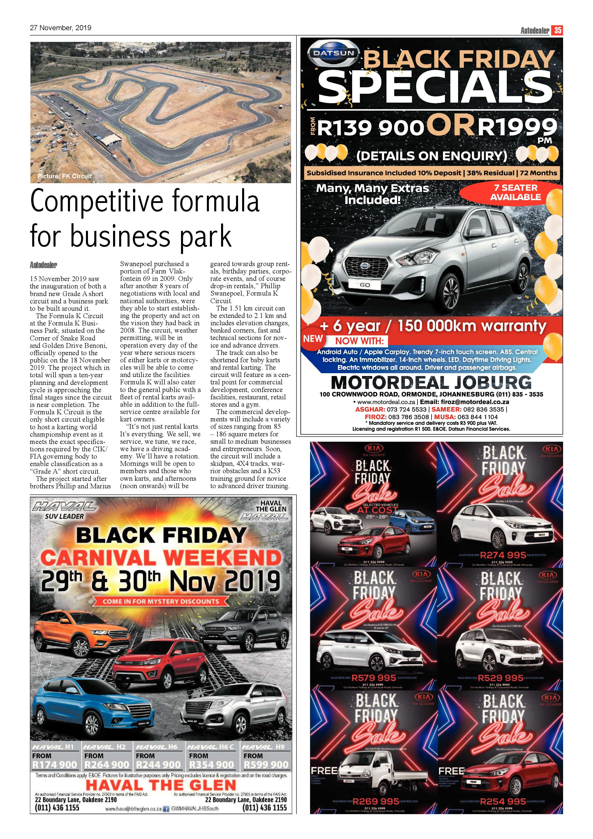 Comaro Chronicle 27 November 2019 page 35