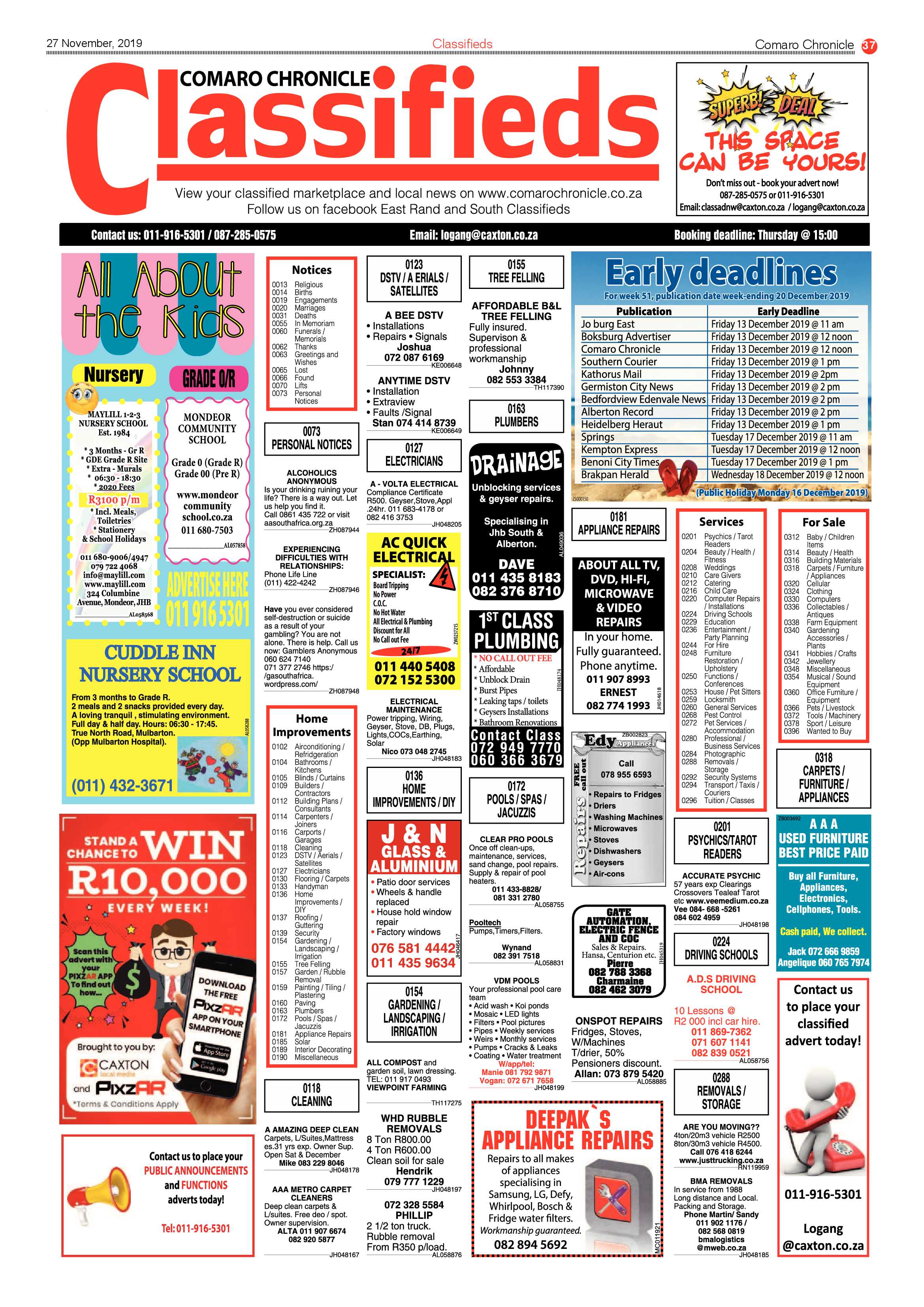 Comaro Chronicle 27 November 2019 page 37
