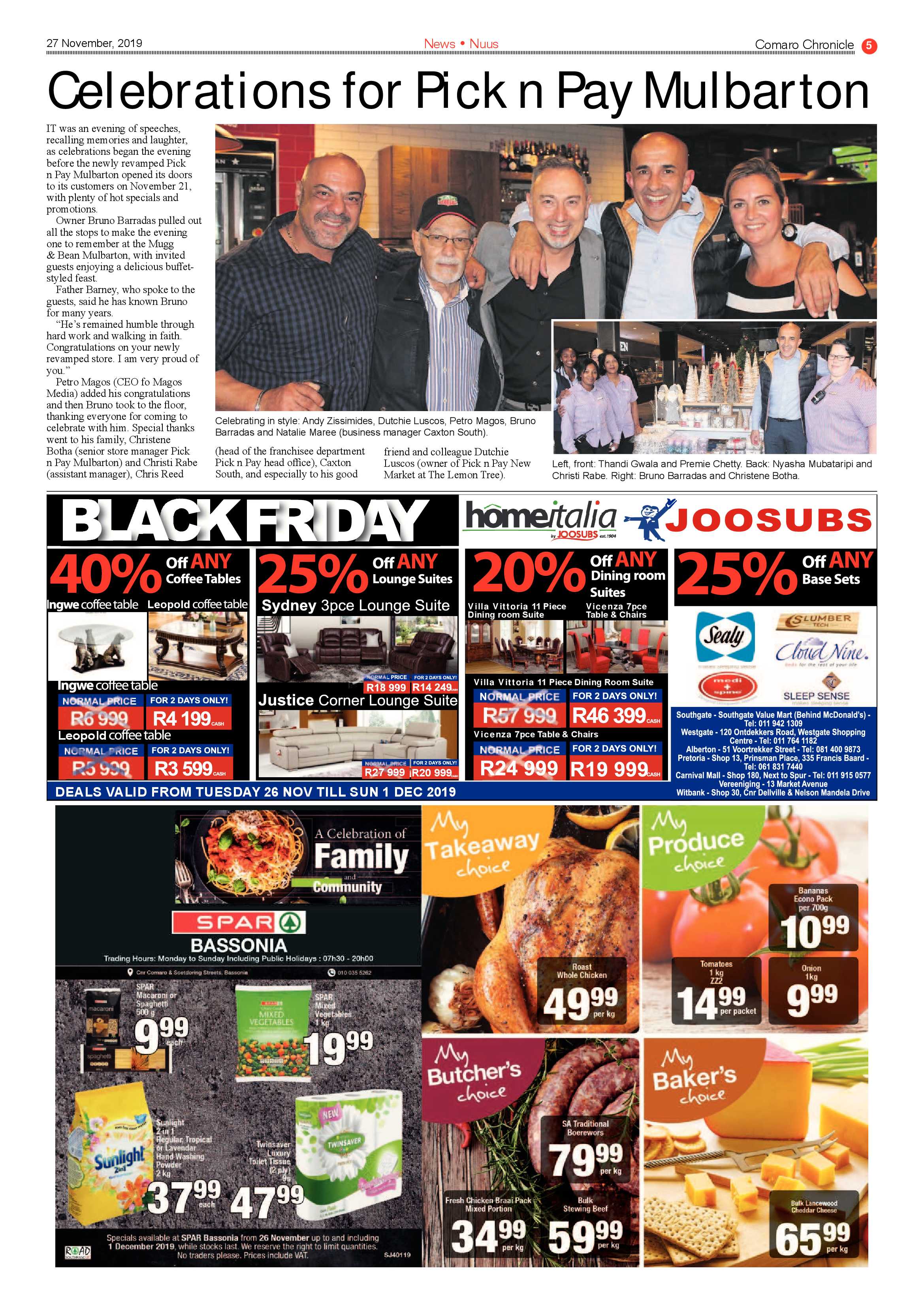Comaro Chronicle 27 November 2019 page 5