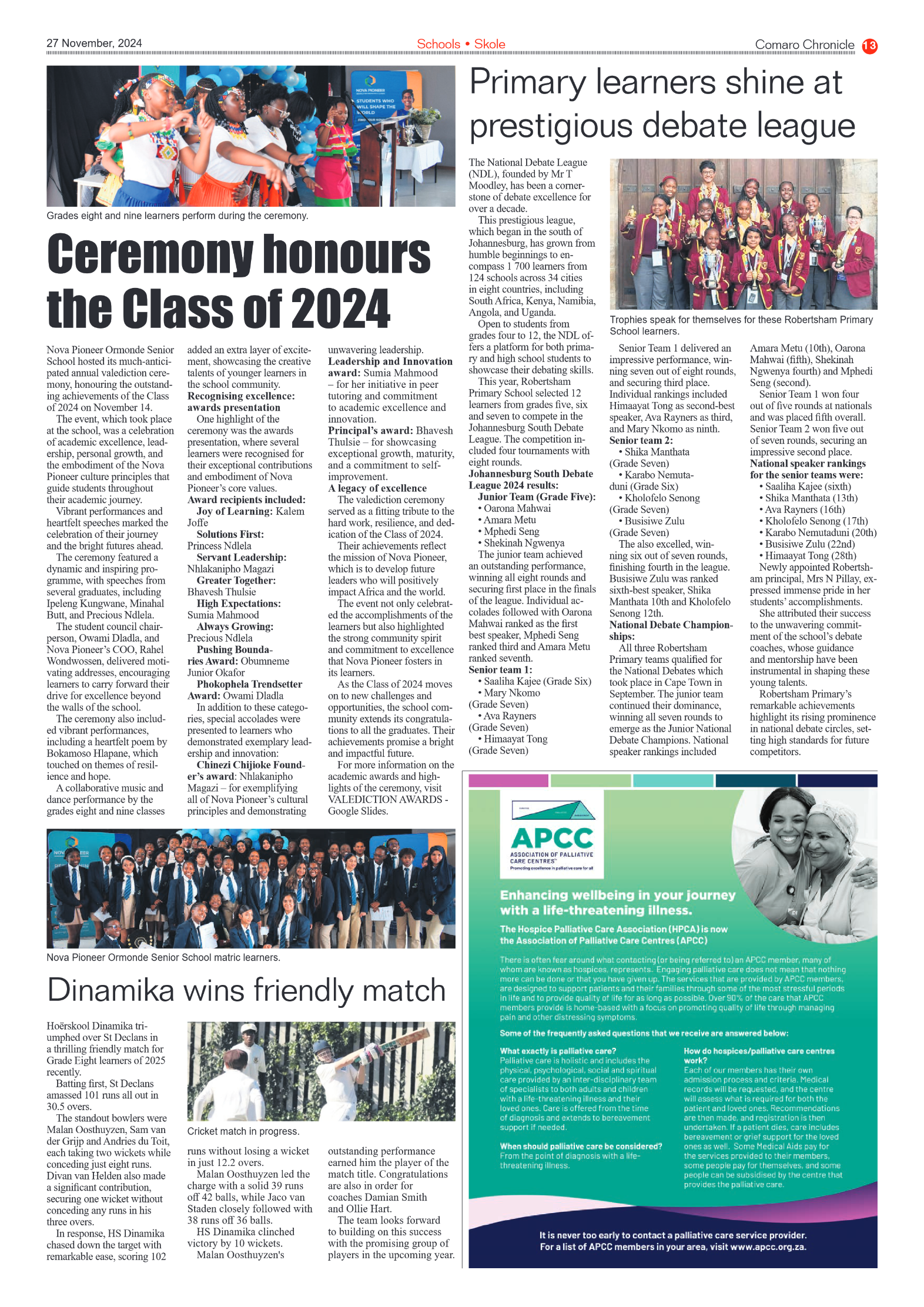 Comaro Chronicle 27 Novemberr 2024 page 15